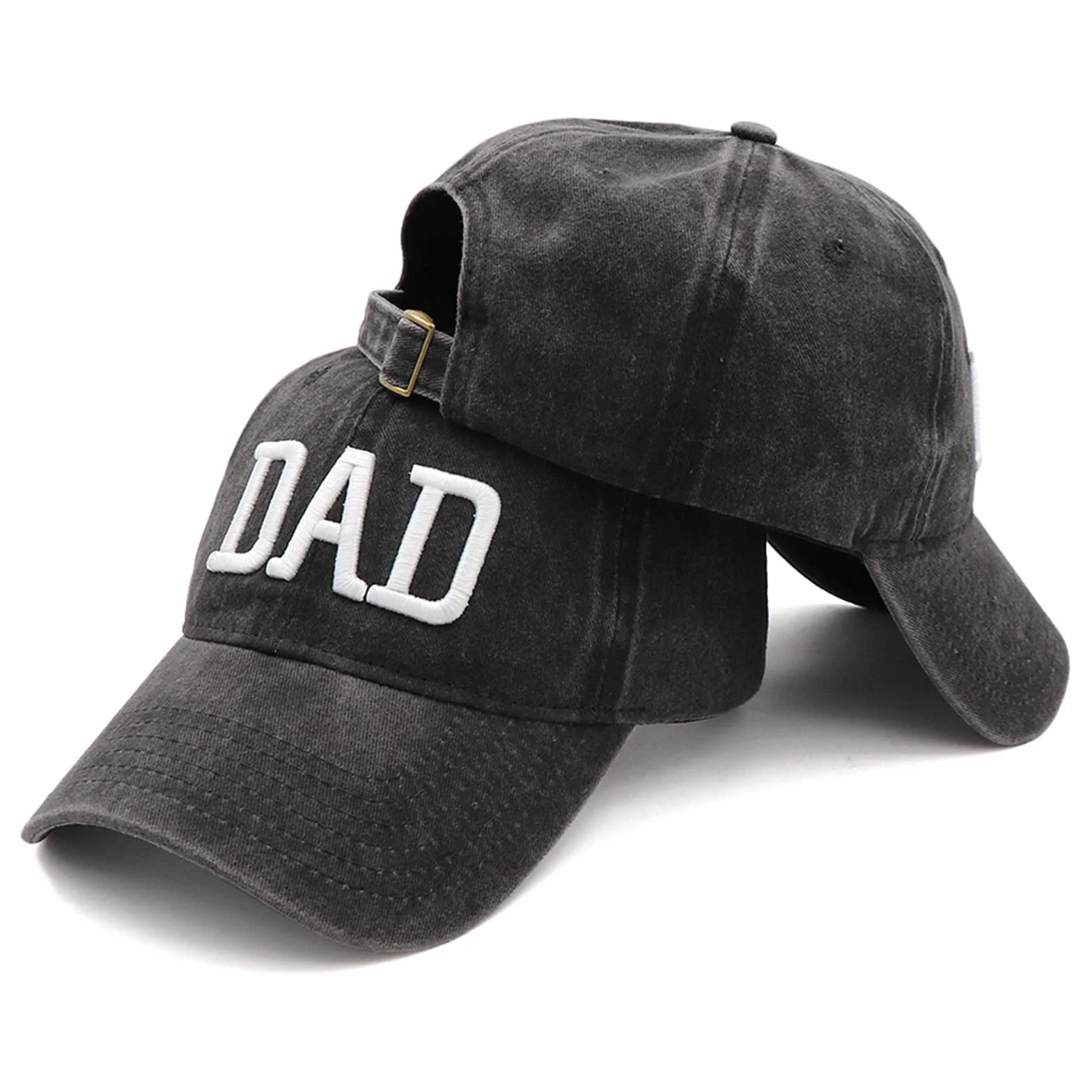 Chapeaux de fête des pères brodés réglables pour maman et papa - Cadeau pour couples et parents