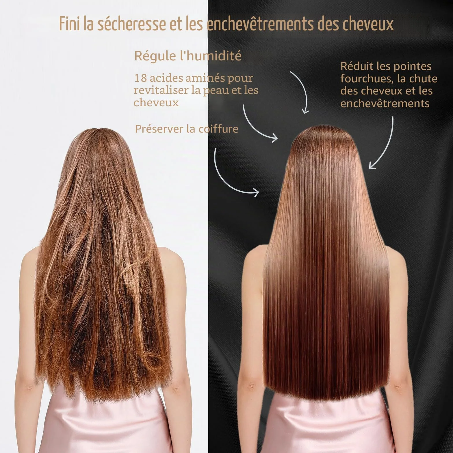 Umisleep Bonnet de Nuit en Soie 22 Momme - 100% Soie de mûrier pour Cheveux bouclés