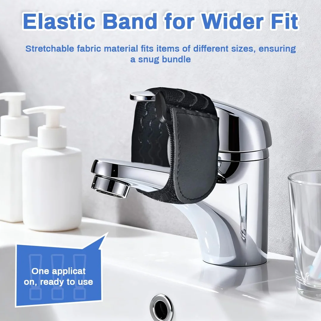 4 Pièces Bande Élastique Anti-Enfant Robinet, Accessoires De Robinetterie Sécurité Eau Cuisine Salle De Bain
