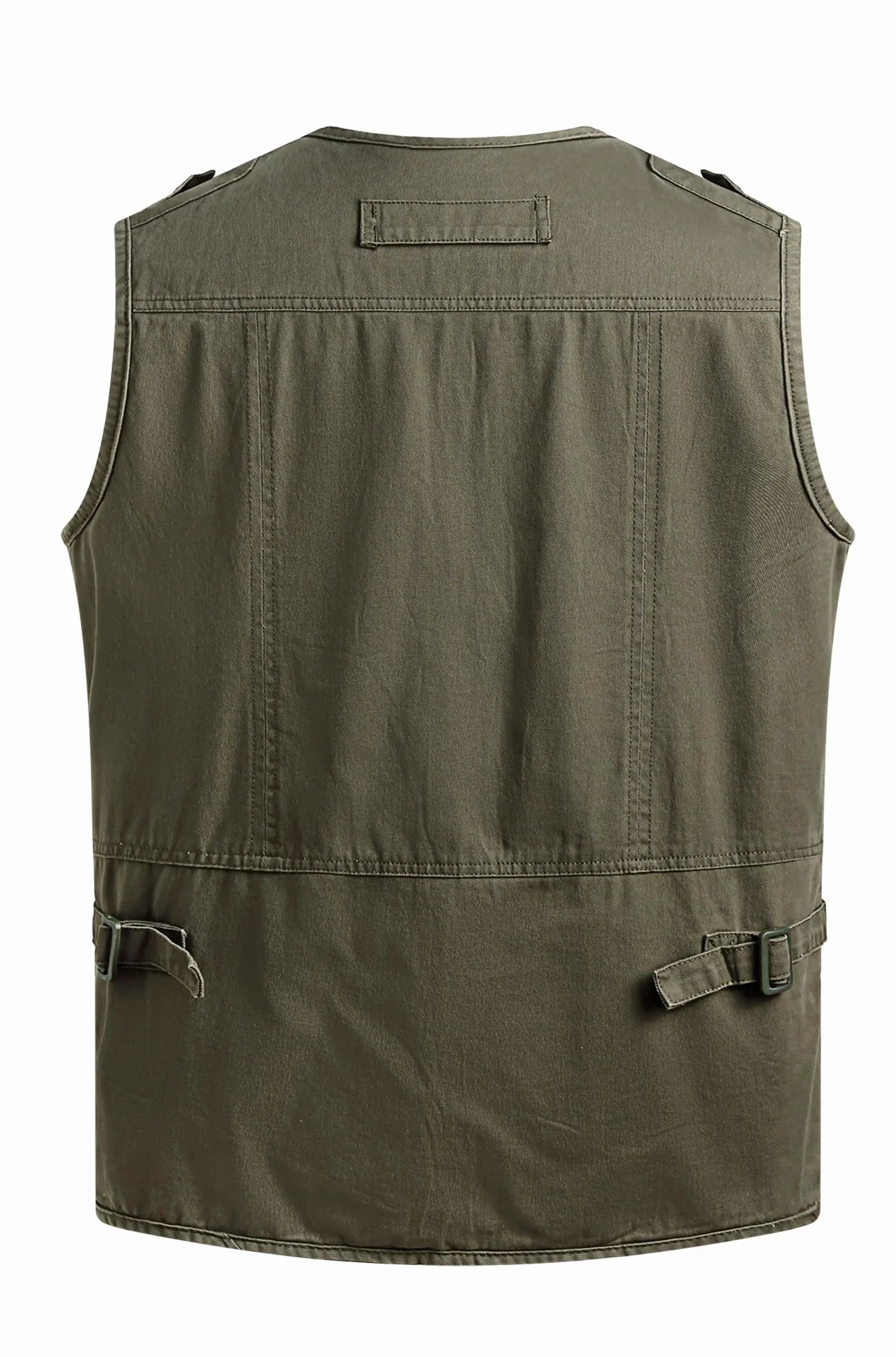 Gilet de Pêche Homme Multi-Poches Léger Respirant Séchage Rapide Plein Air Photographie Camping