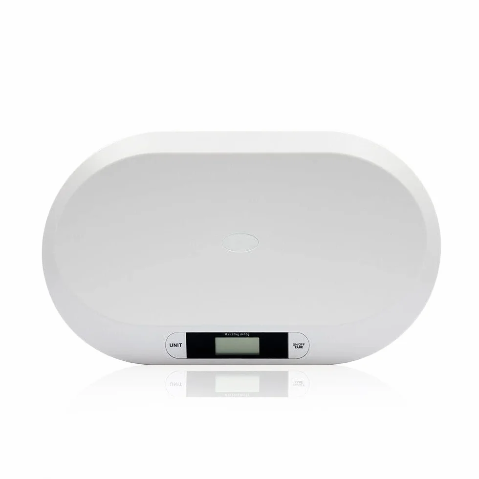 Pèse-bébé numérique pour animaux 20 kg écran LCD kg/livres/pierres