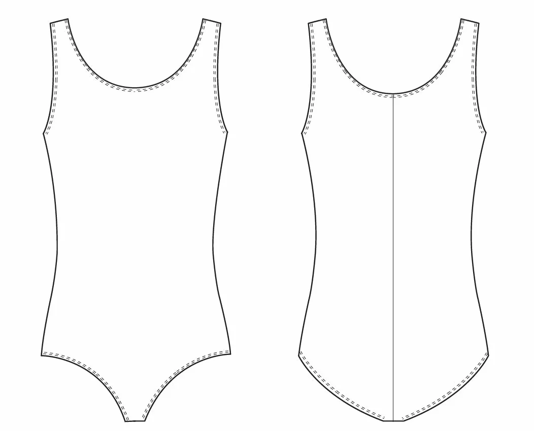 Bloch Faire Microlux Justaucorps débardeur Femme