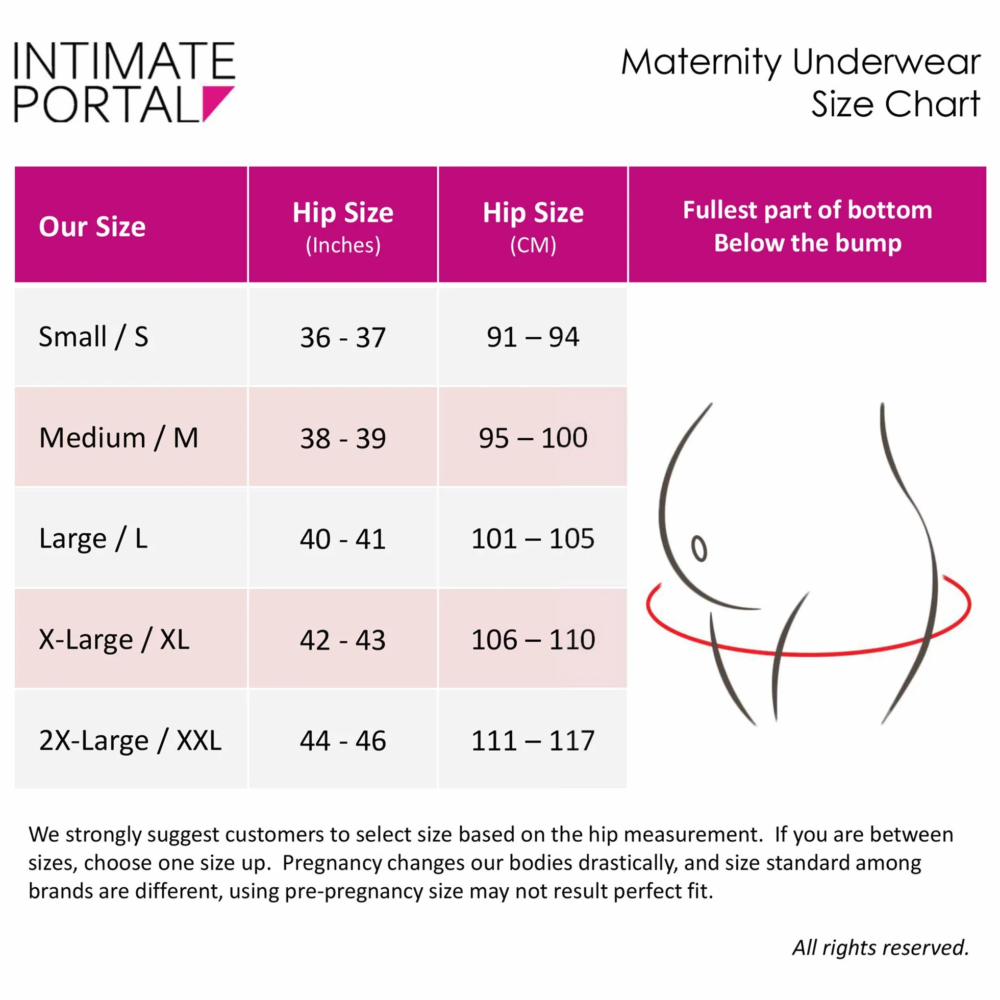 Intimate Portal Culotte de Grossesse Pliable Slip Coton Post-Partum