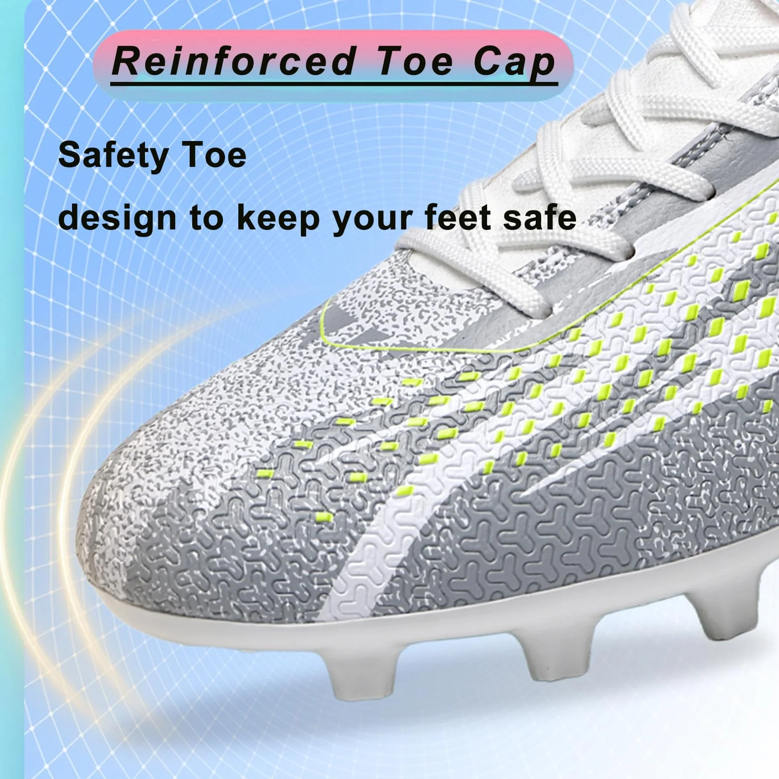 Chaussures de Football Hommes Crampons Enfant Garçon Chaussures de Sport Athlétisme