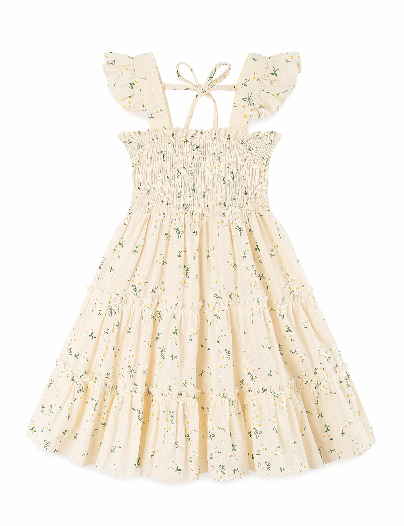 Robe Bebe Fille d'été sans Manches A-Ligne Midi Robe Princesse Fille 18-24 Mois 2-6 Ans