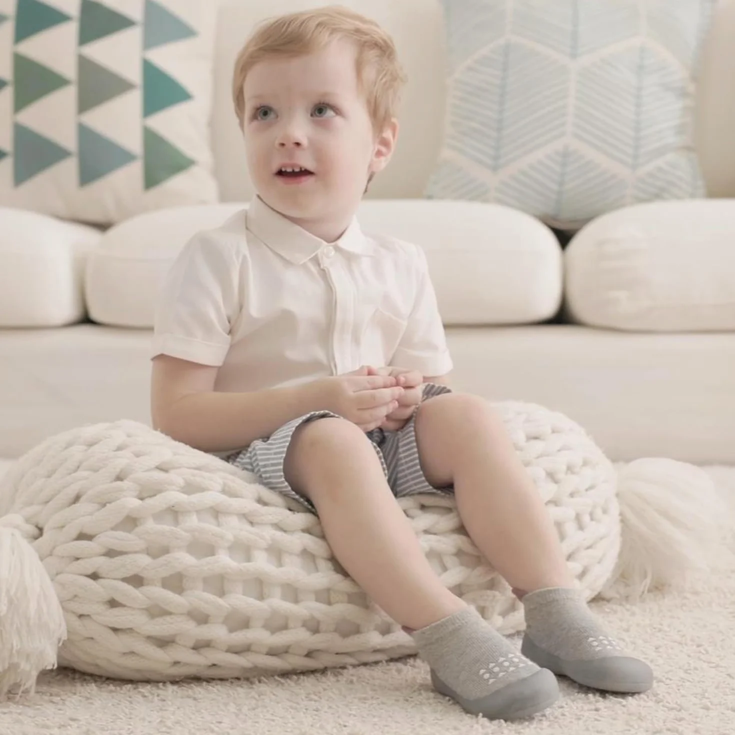 Chaussures de marche bébé garçon fille Antidérapantes respirantes Semelle caoutchouc souple
