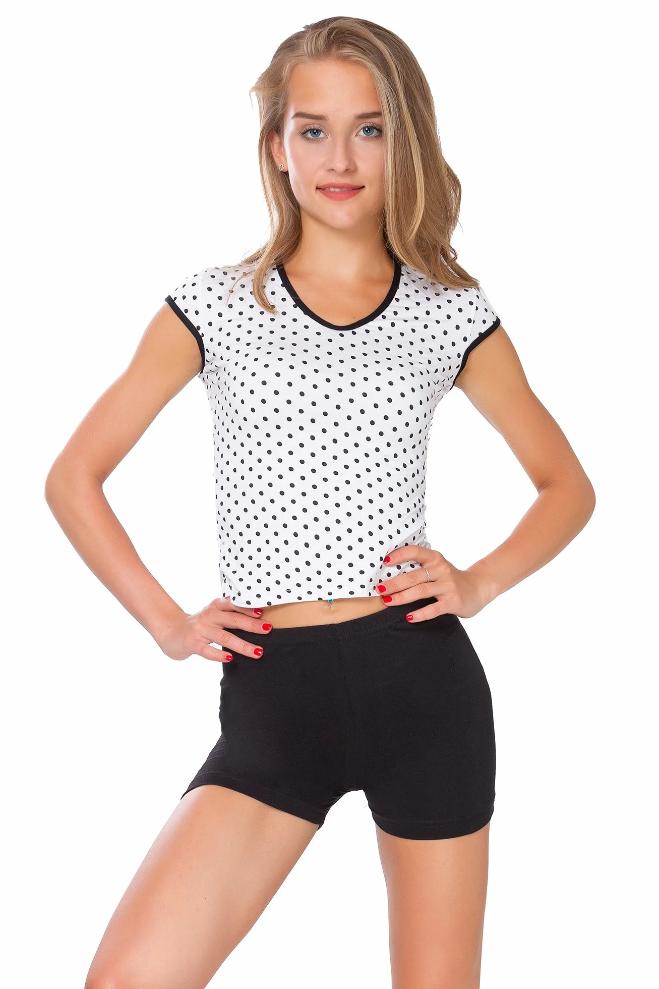 FUTURO FASHION Short Moulant de Yoga Coton Doux Extensible Tailles 36-50