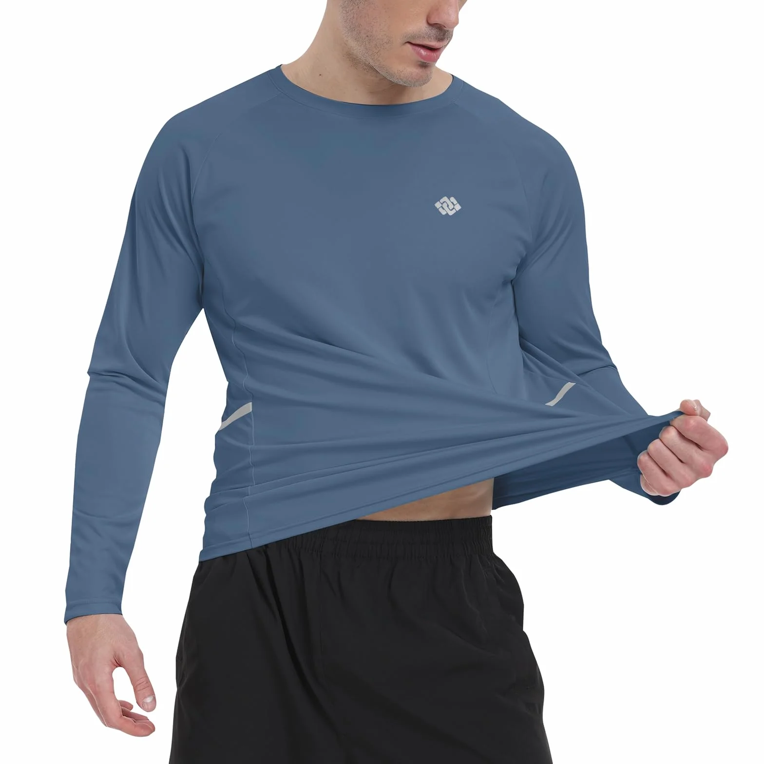 MoFiz Rashguard Anti-UV Homme Manches Longues T Shirt UPF 50+ Surf Natation
