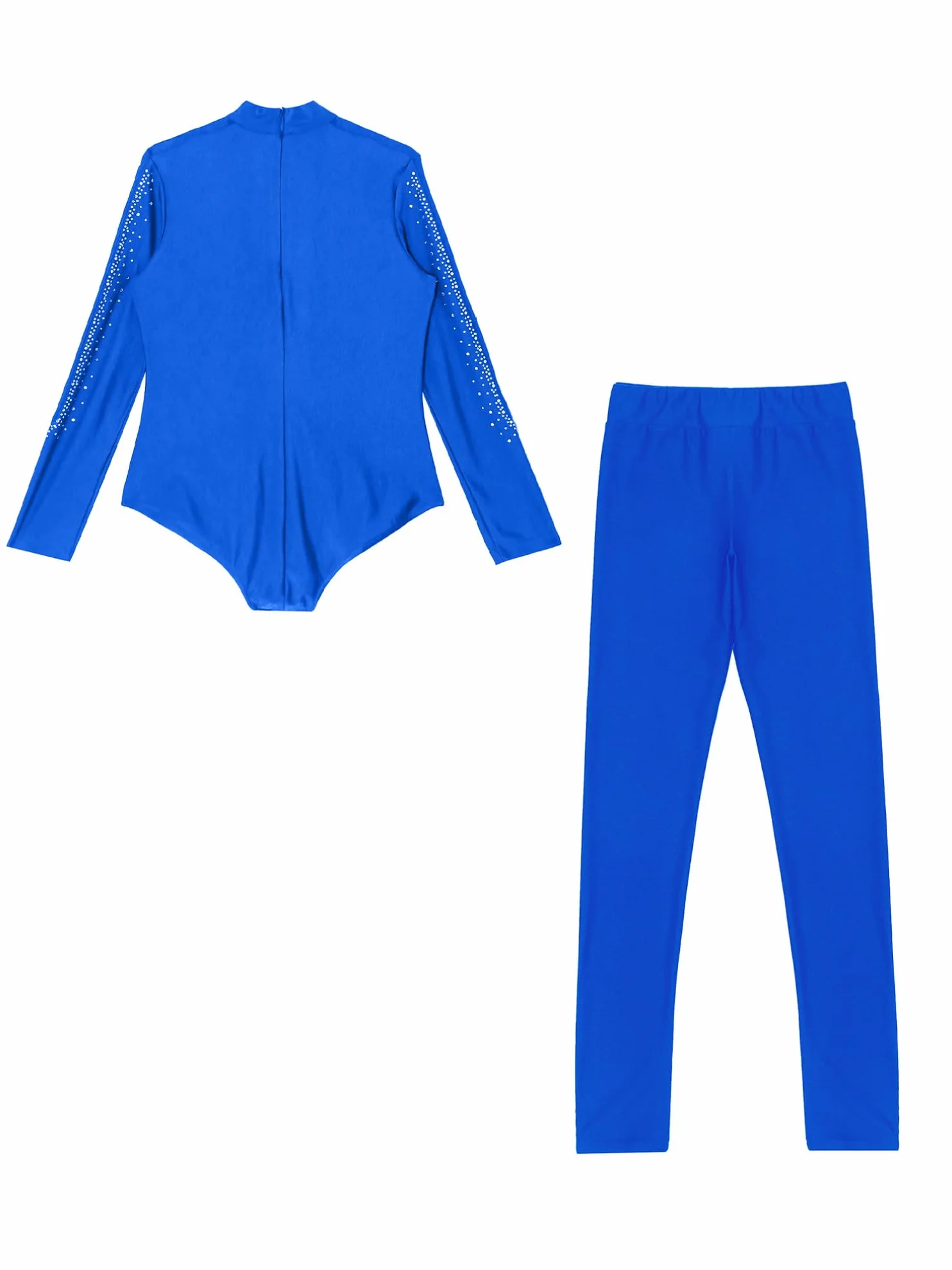 ranrann Enfant Ensemble Patinage Artistique Danse Justaucorps Legging Tenue