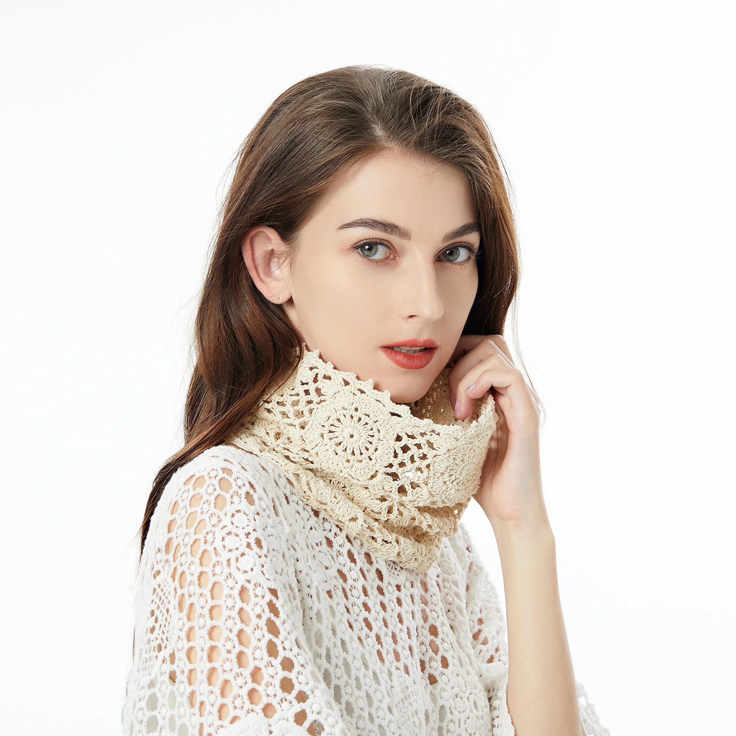 Bonnet d'été en Tricot Fait à la Main pour Femme