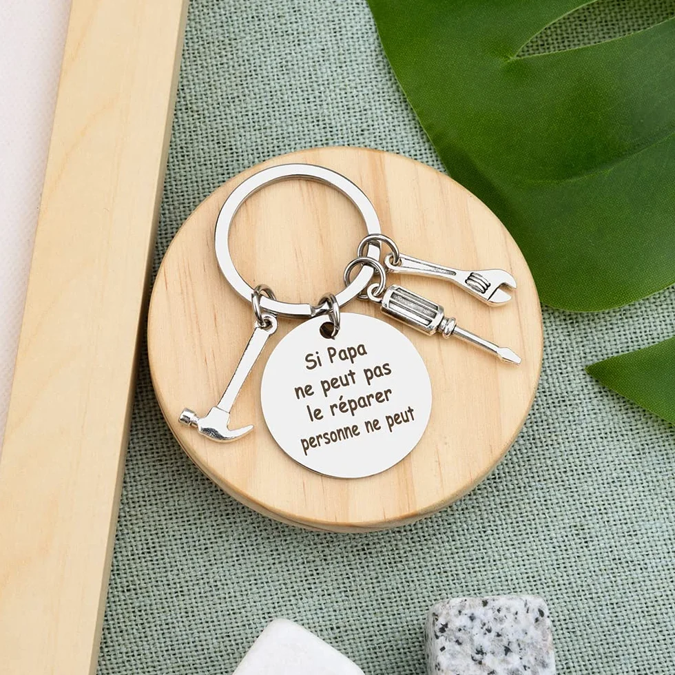 Porte Clef Papa Cadeau Anniversaire Original Utile Homme 40 ans 50 ans