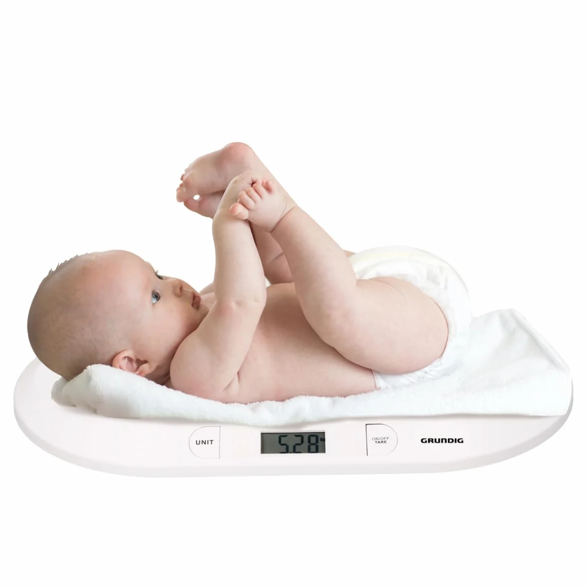 Grundig Balance Bébé Pèse Bébé Digital 20kg Écran LCD Fonction Tare Balance Nouveau-Né