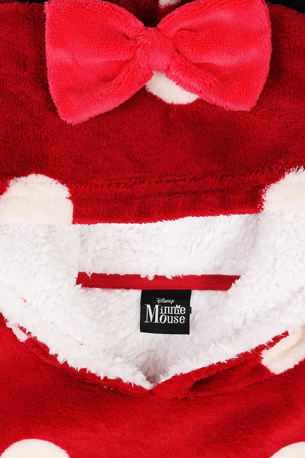 Minnie Mouse Sweat à capuche en polaire doublé femme fille