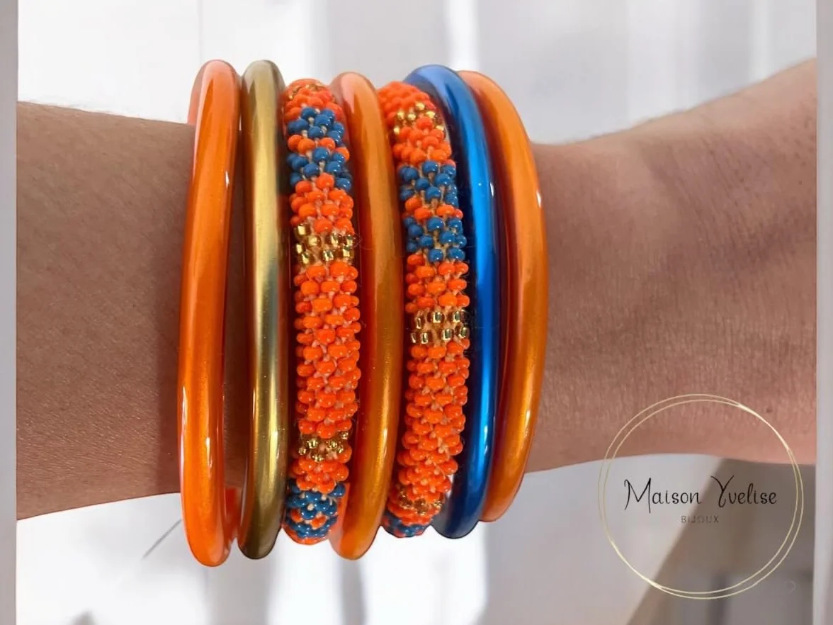 Yvelise Bracelet femme Népalais perles Fait main Authentique