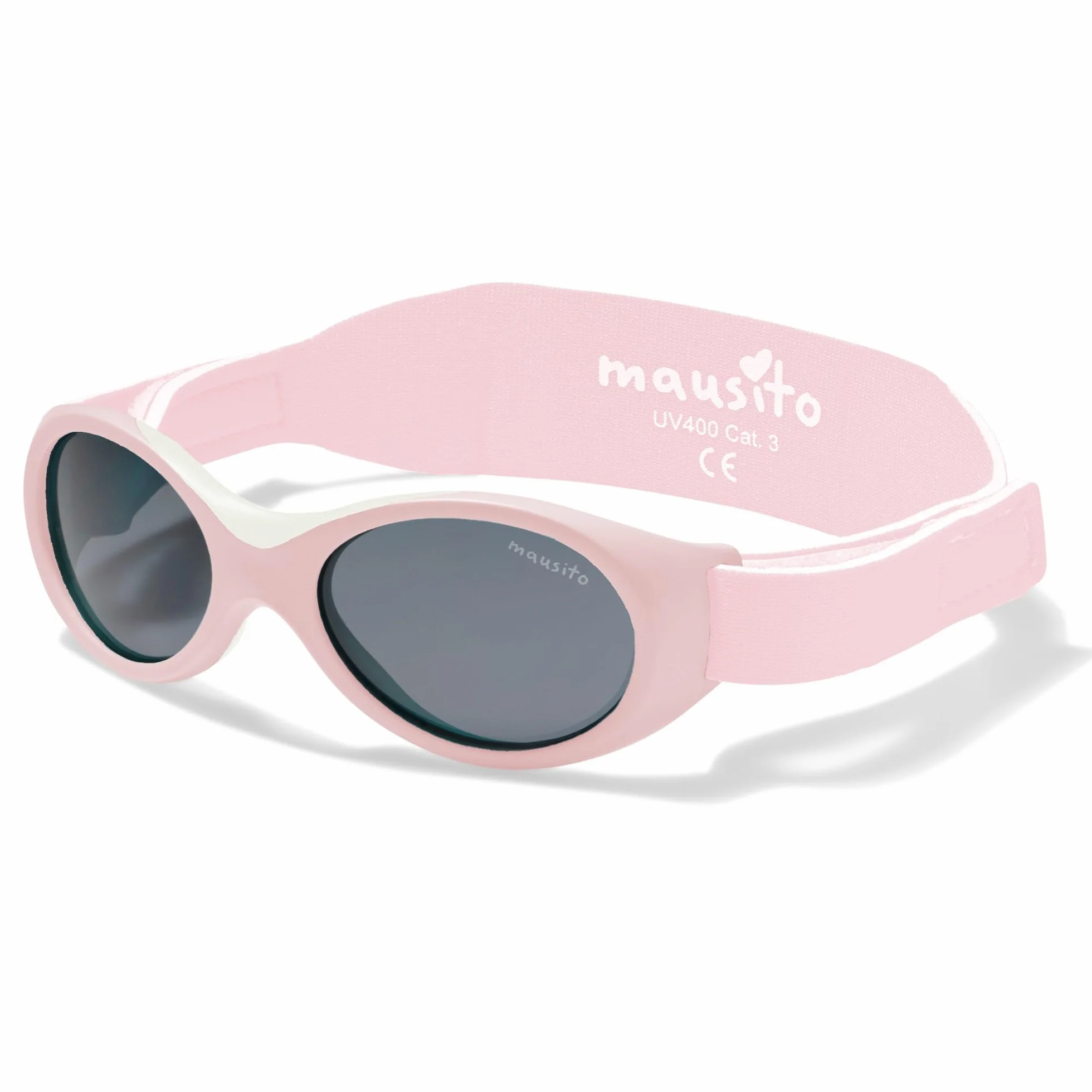 Lunettes de soleil bébé 0-18 mois bandeau ajustable souple monture flexible protection UV400 sans BPA Design européen moderne