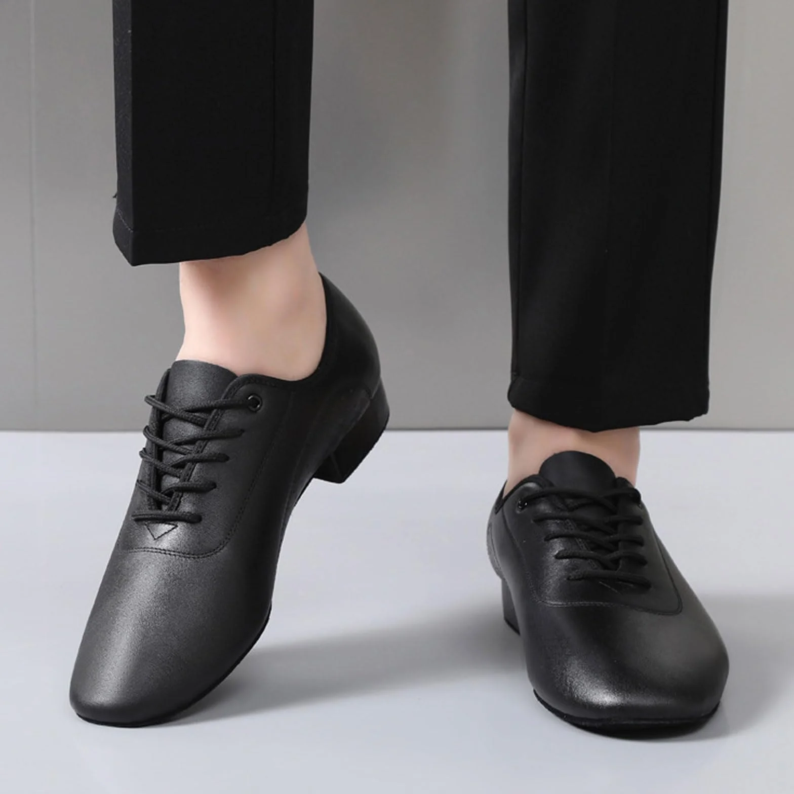 Chaussures de Danse Homme, Performance Latine, Lacets Unies, Souple pour Danse Moderne
