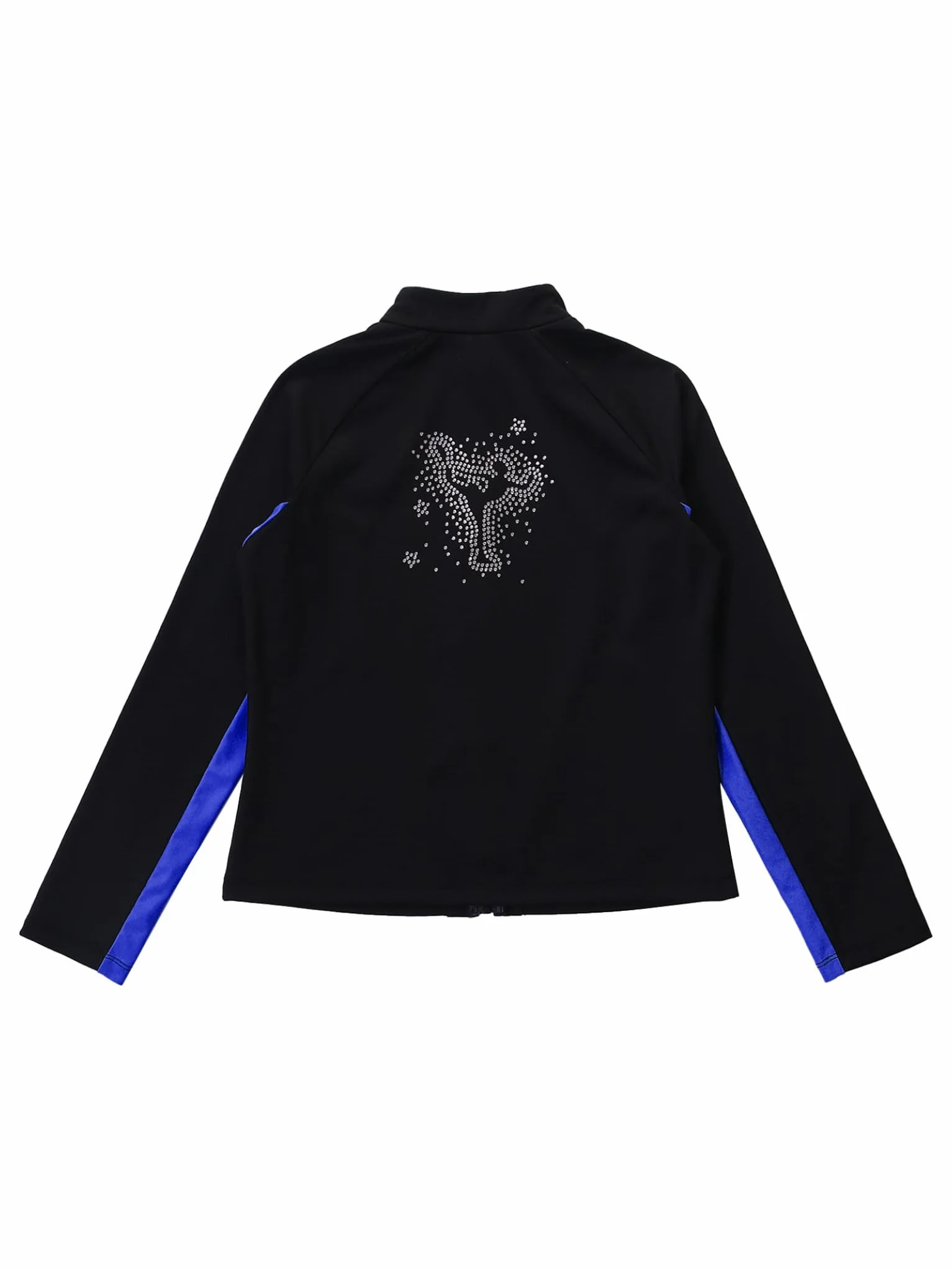 Veste Patinage Artistique Fille Enfant Chaud Sweat Zippé Polaire Manteau