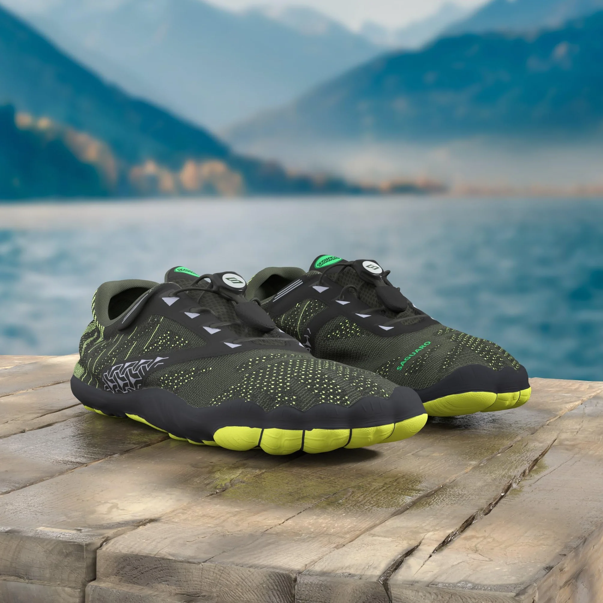 SAGUARO Chaussures de Trail Running Barefoot Homme Femme Minimalistes Antidérapant Aquatiques