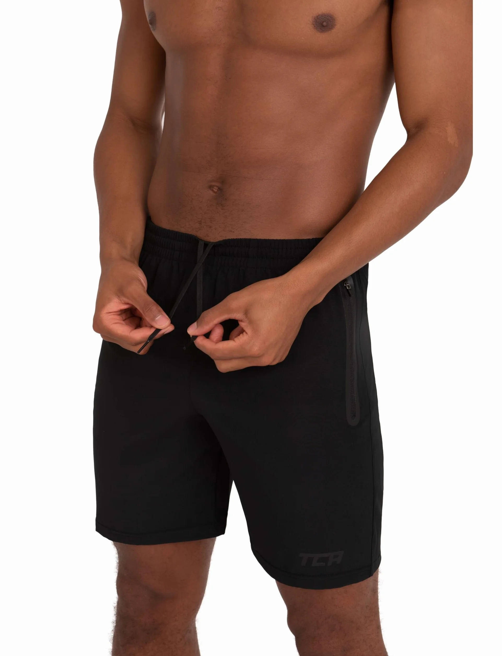 TCA Short Homme Sport Running Léger Elite Tech avec Poches Zippées