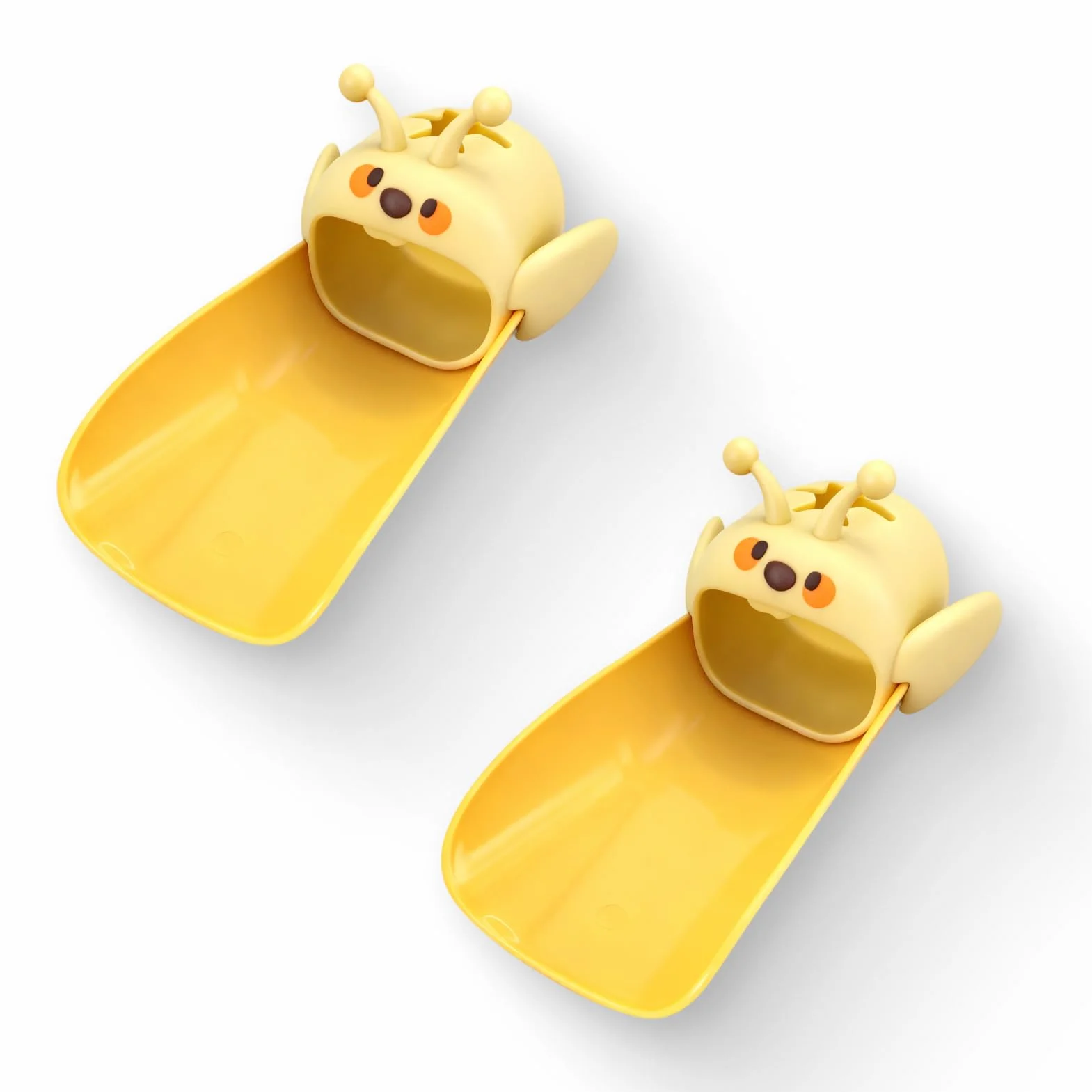 Rallonges de Robinet en Silicone Jaune, Extension Robinet Lavabo, Adaptateur Robinet Cuisine Salle de Bain