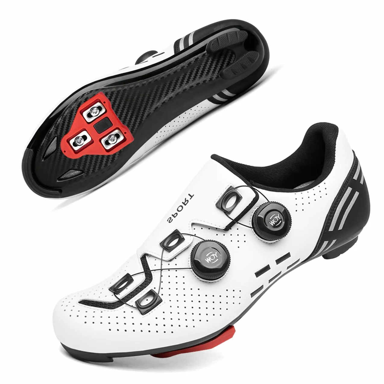 Chaussures de cyclisme SPD/SPD-SL Look Delta Système de clic compatibles Peloton Roadbike