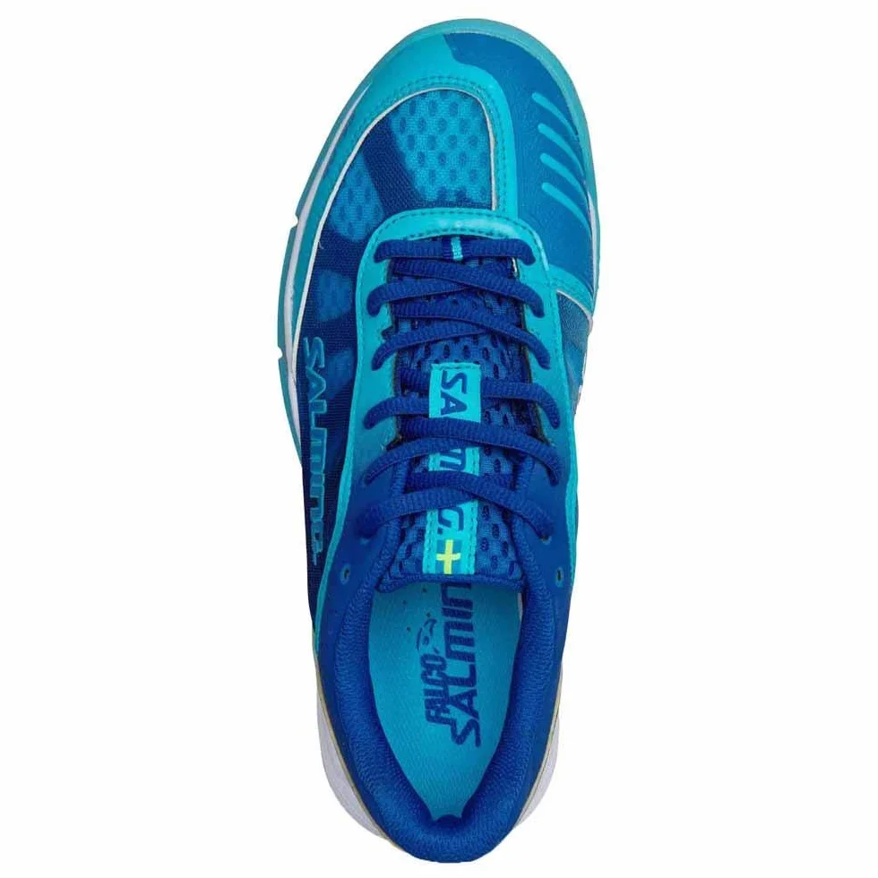 Salming Femme Baskets Lacets Sport Bleu