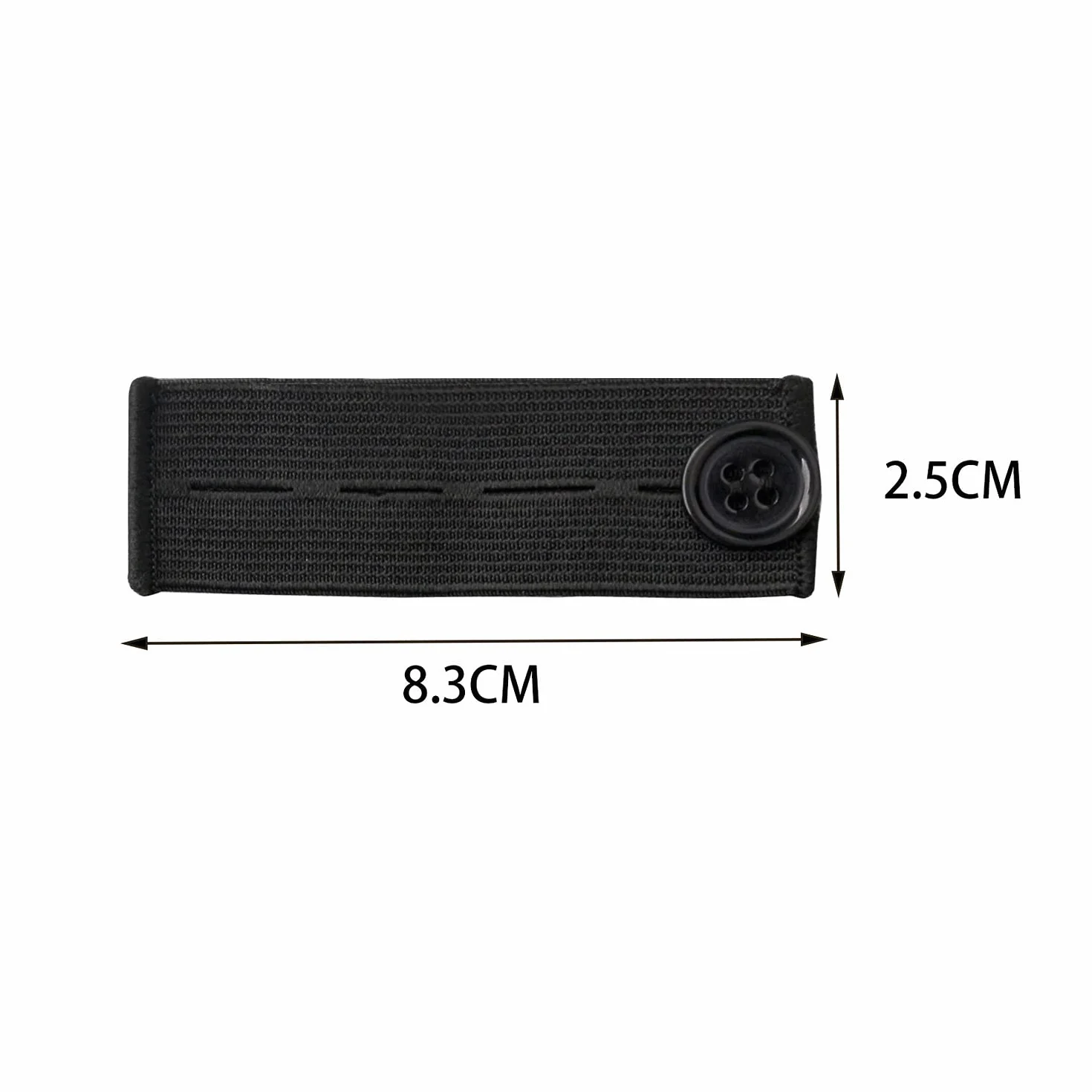 Lot de 5 extenseurs de taille réglables élastiques pour pantalons jeans grossesse