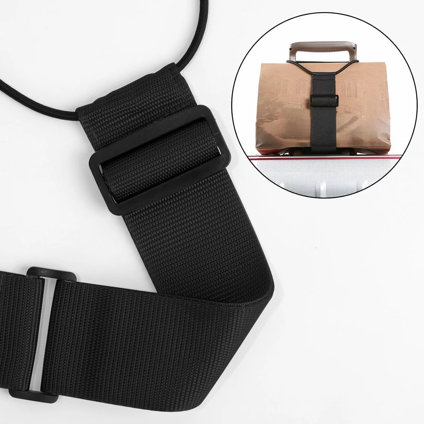 Sangles Fixation Élastiques pour Bagages Réglables Valises Voyage 2 Pièces
