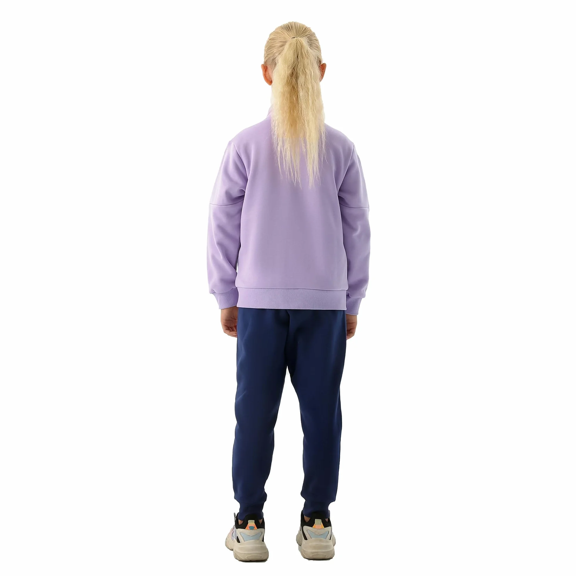 Survêtement 2 Pièces Fille Ensemble Veste et Pantalon Tenue Jogging Âge 4-15 Ans