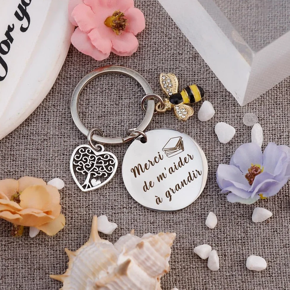 Porte Clef Merci Maitresse D'école Fin D'année Cadeau