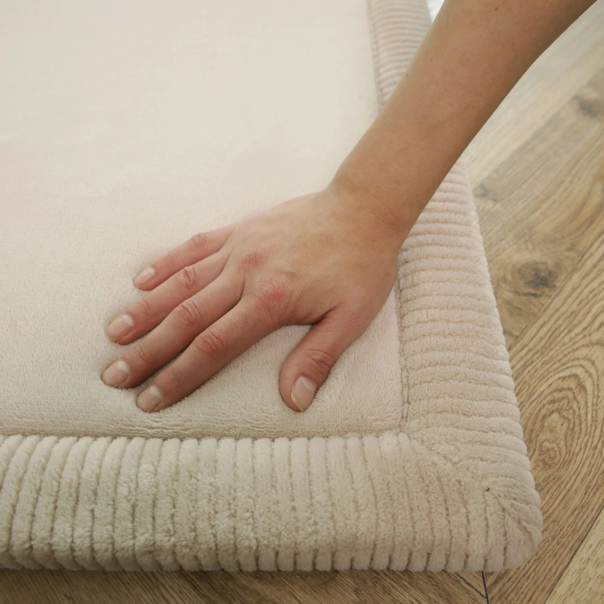 Hakuna Matte Tapis d'éveil Bébé 170x120x2,5cm Beige – Tapis de Jeux avec Mousse Mémoire Antidérapant
