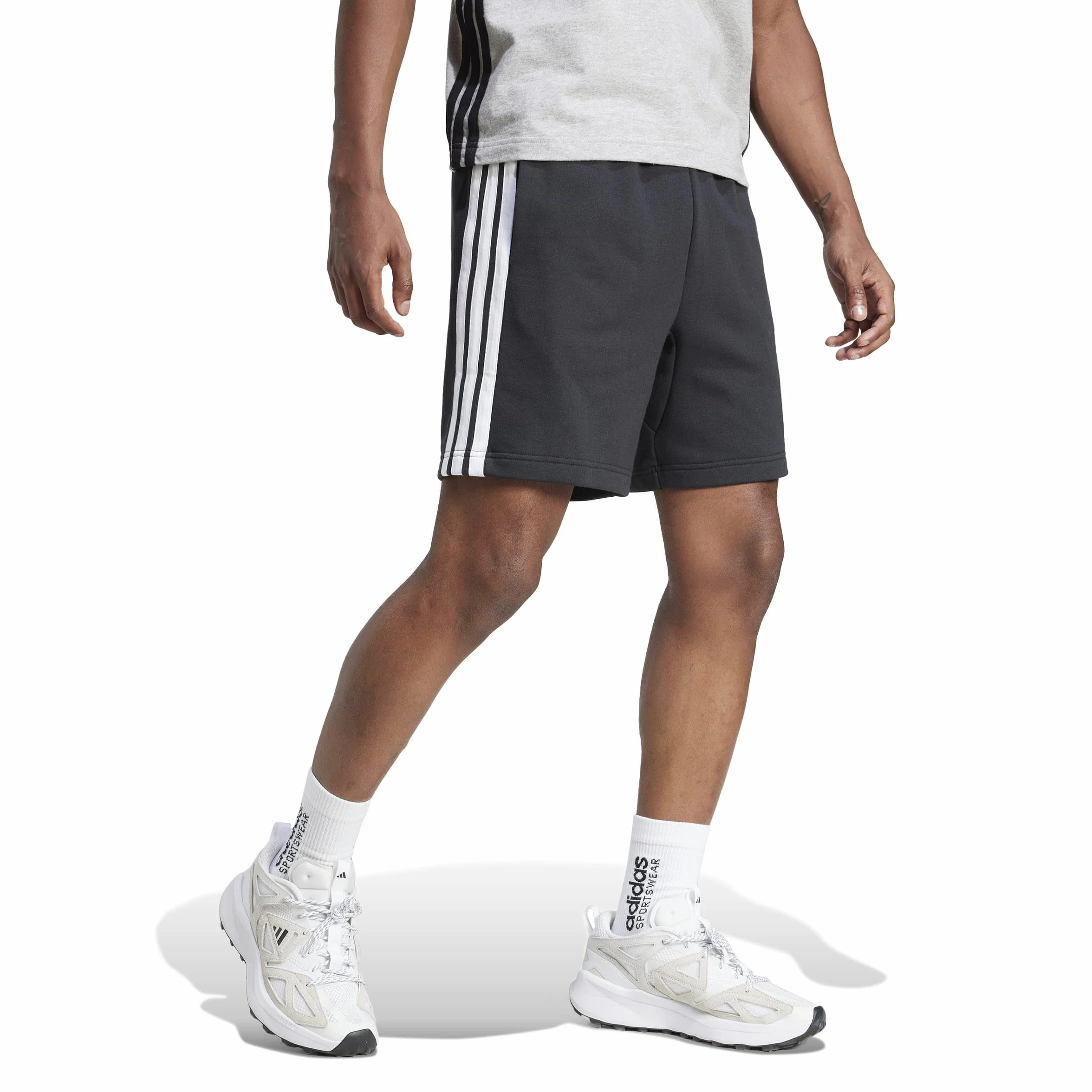 Adidas Homme Essential Three Stripes French Terry Short
