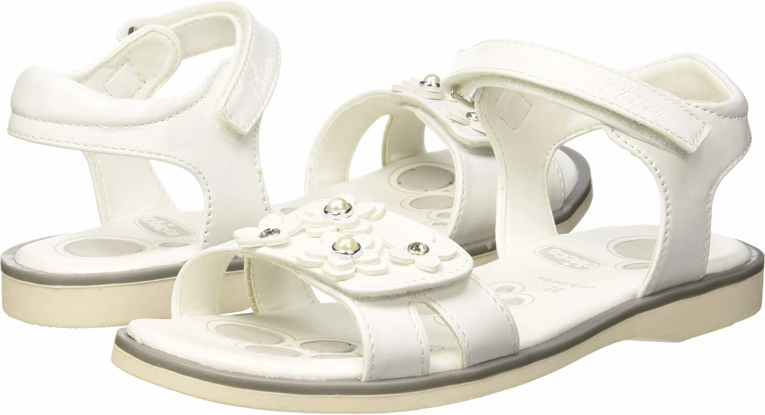 Chicco Sandales à Double Velcro Fille Confortables Légères Flexibles Transpirantes