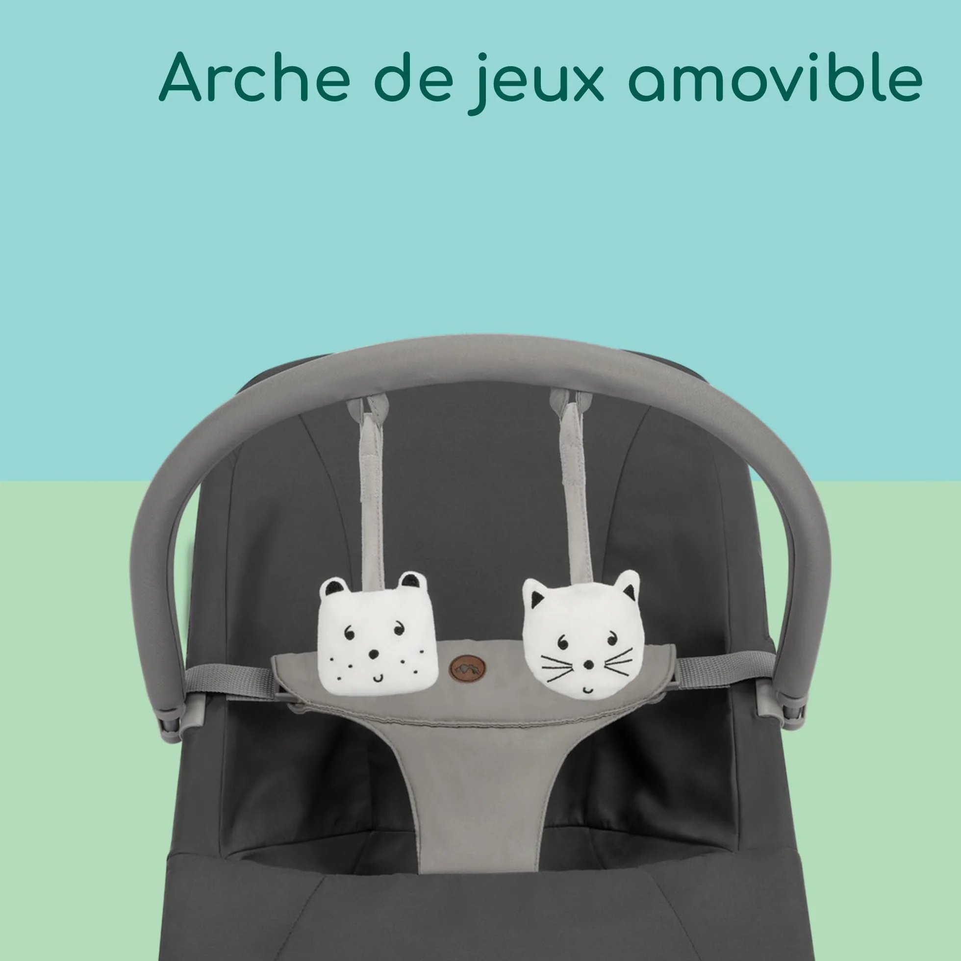 Bebeconfort Aster transat bébé pliable ultra compact 0–2 ans 2,7 kg Tinted Graphite