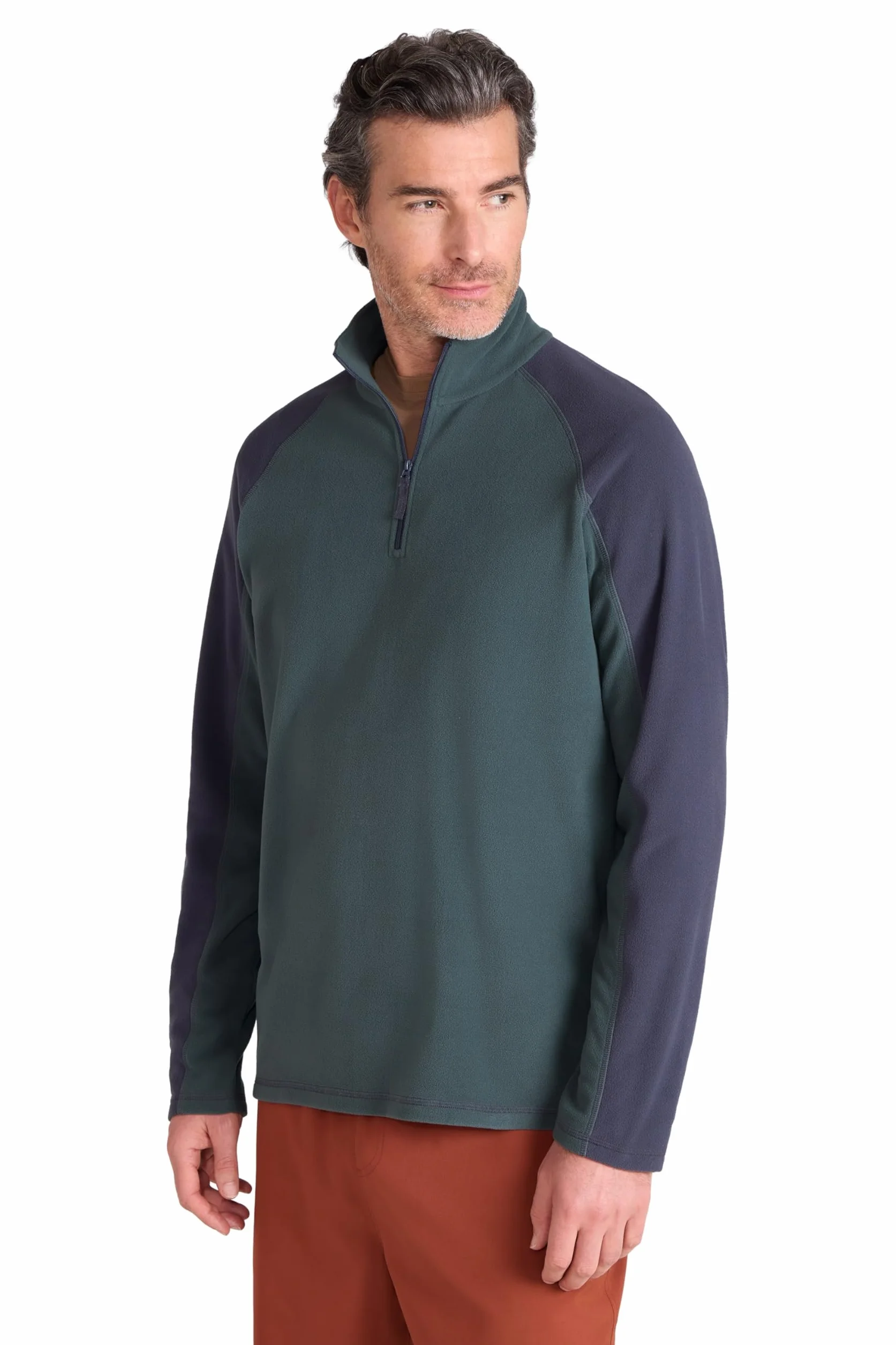 Mountain Warehouse Ashbourne Mens Half-Zip Fleece Multipack Lightweight Anti-Pill Breathable Sweatshirt