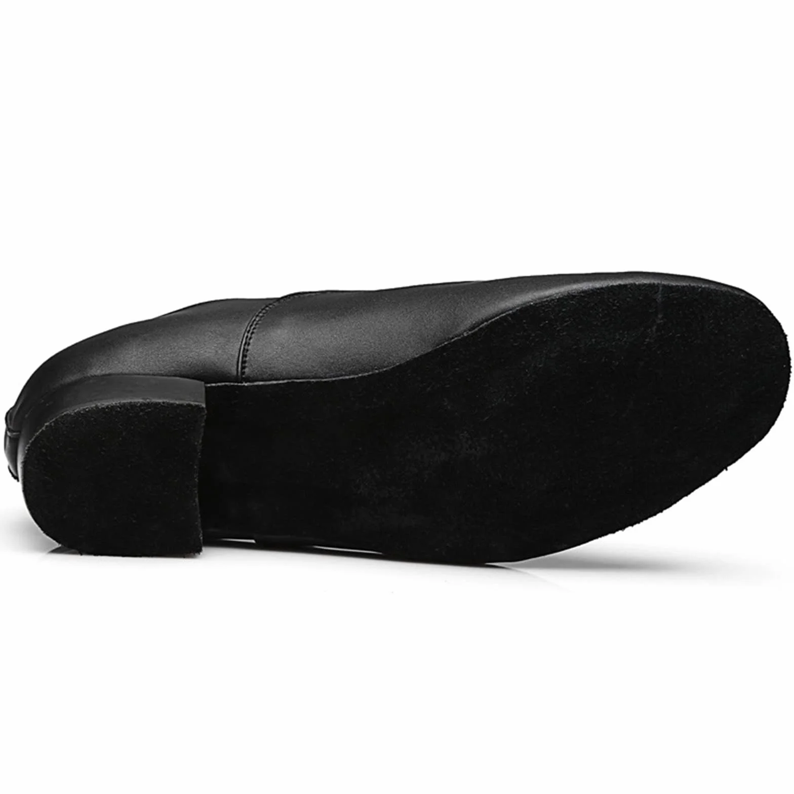 Chaussures Danse Hommes Cuir Oxford Latines Fond Souple Lacets Talon Bas