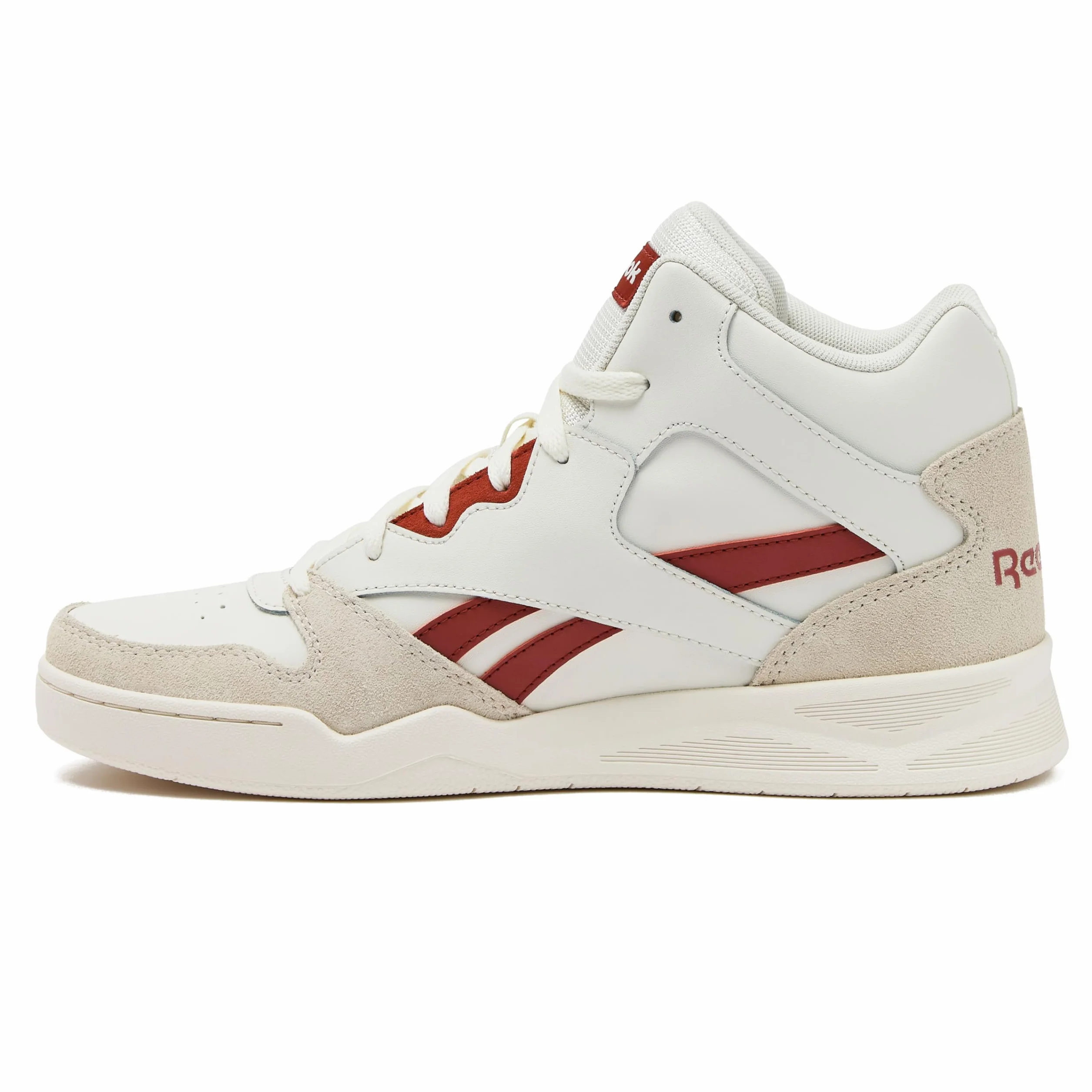 Reebok Royal BB 4500 Hi2 High Top Sneakers Men Chalk Vintage Chalk Hoop Red 35 EU