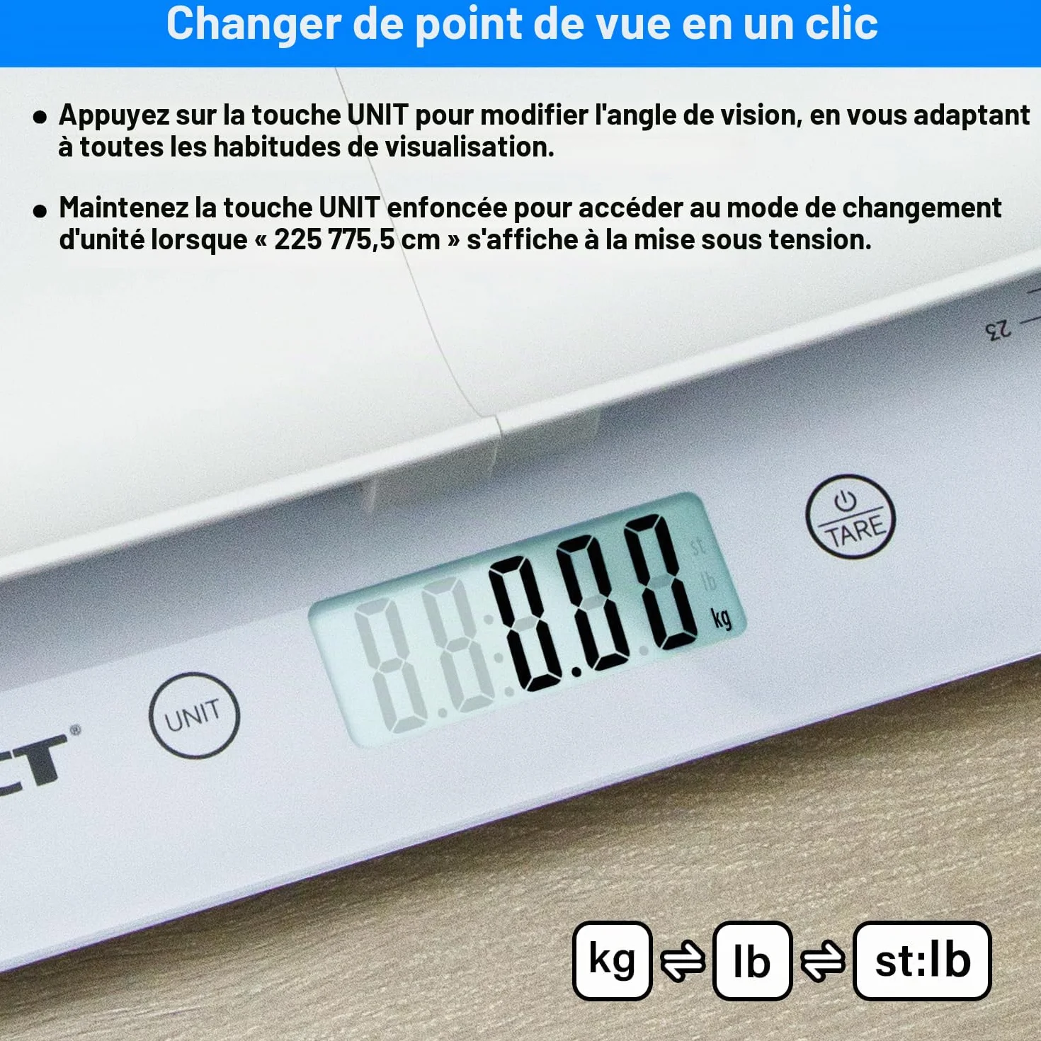 Pèse-bébé numérique 440 lb avec support amovible pour bébés, chats et chiens