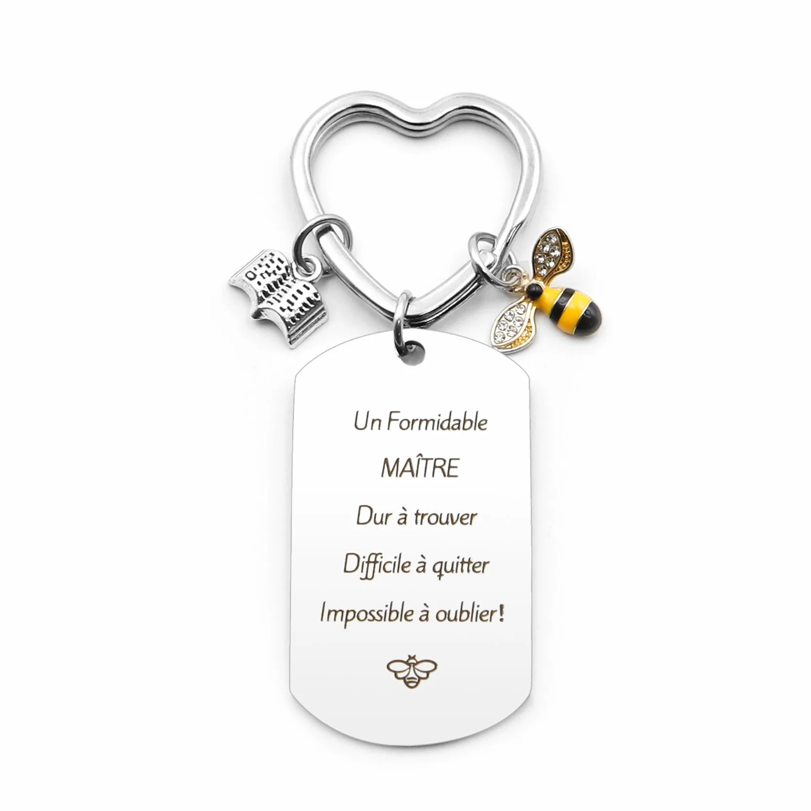 Porte Clef Merci Cadeau Maitresse D'école Professeur Atsem Aesh
