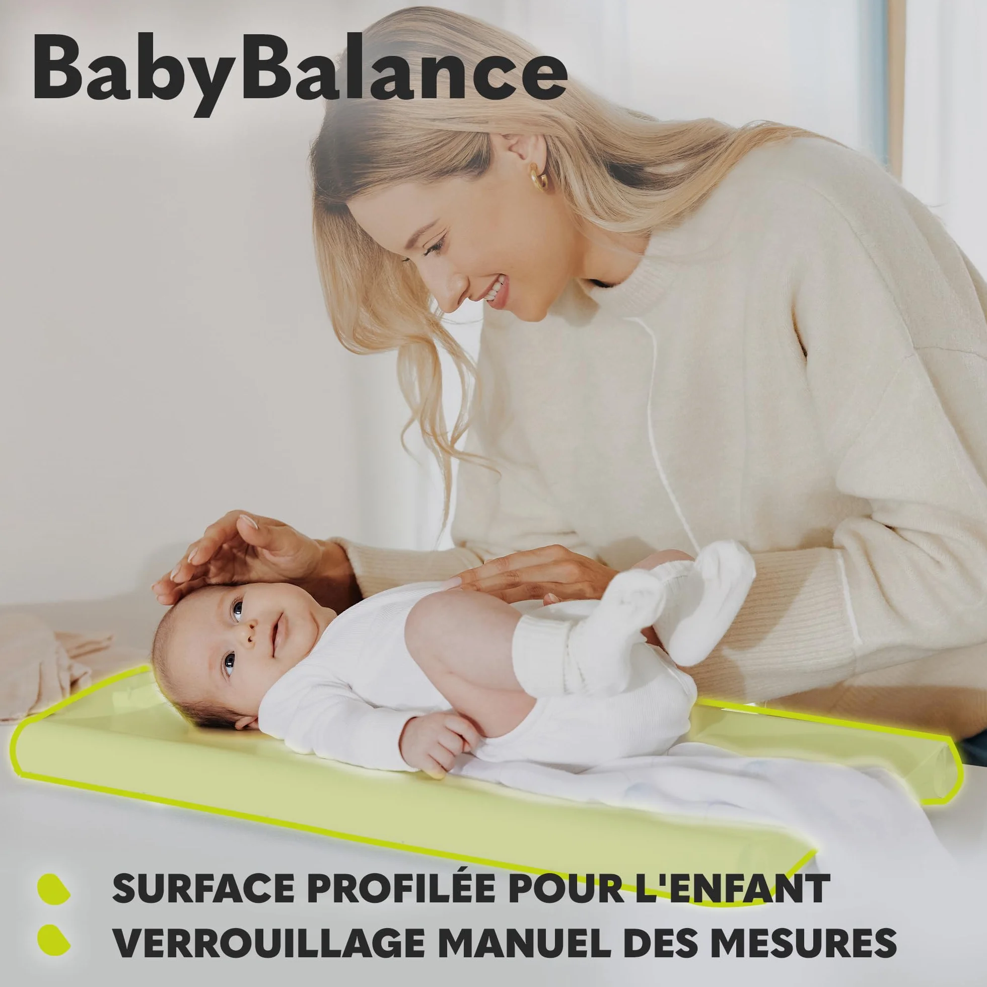 LIONELO BABYBALANCE Pèse-bébé électronique 20 kg grand écran tare mémoire pesée précise 5 g