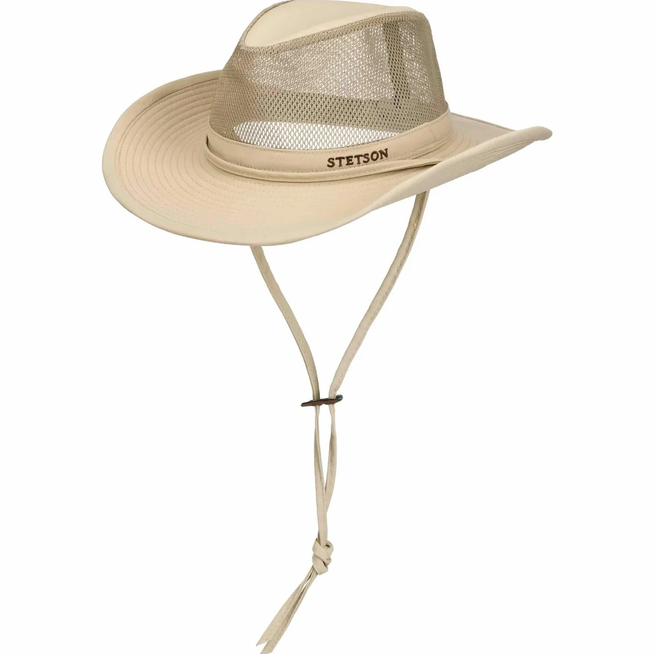 Stetson Chapeau Western Mesh Crown Homme - de Peche Soleil Outdoor avec Doublure, jugulaire Printemps-ete