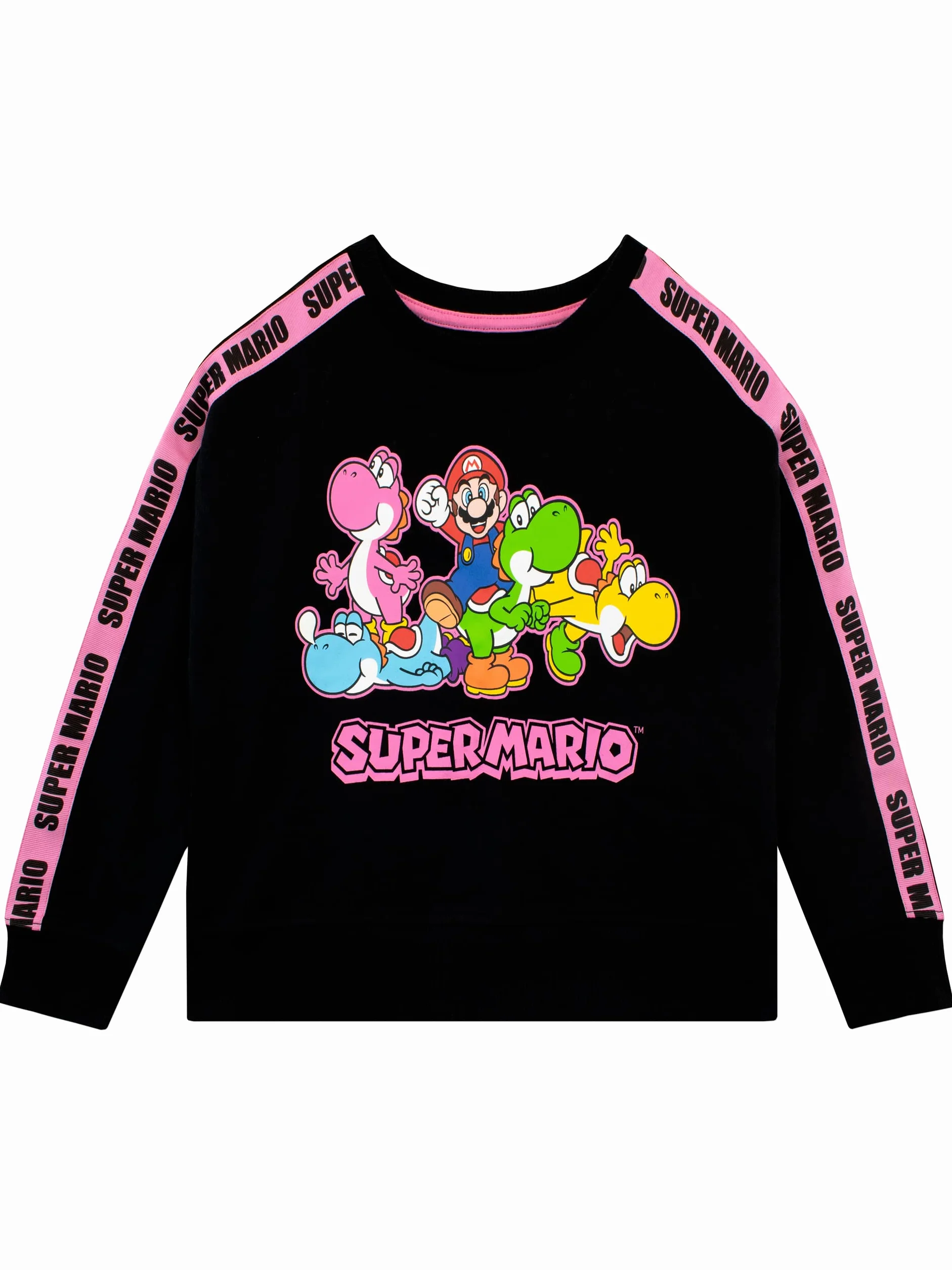 SUPER MARIO Sweat-Shirt Court pour Filles Pull Enfants