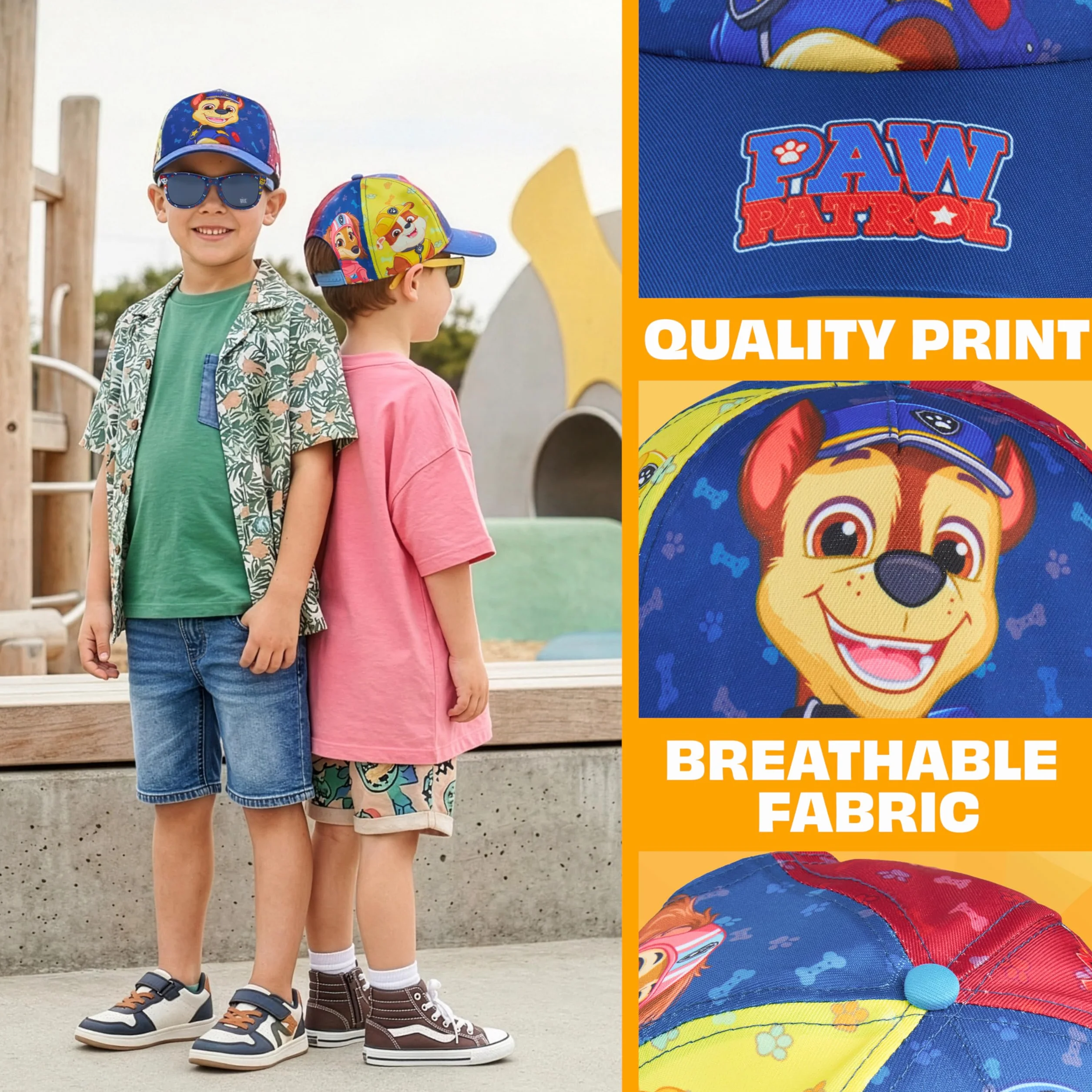 Pat Patrouille Minion Casquette Baseball Lunette Soleil Enfant Garcon Protection UV Sports Voyage Accessoires Ete Cadeau