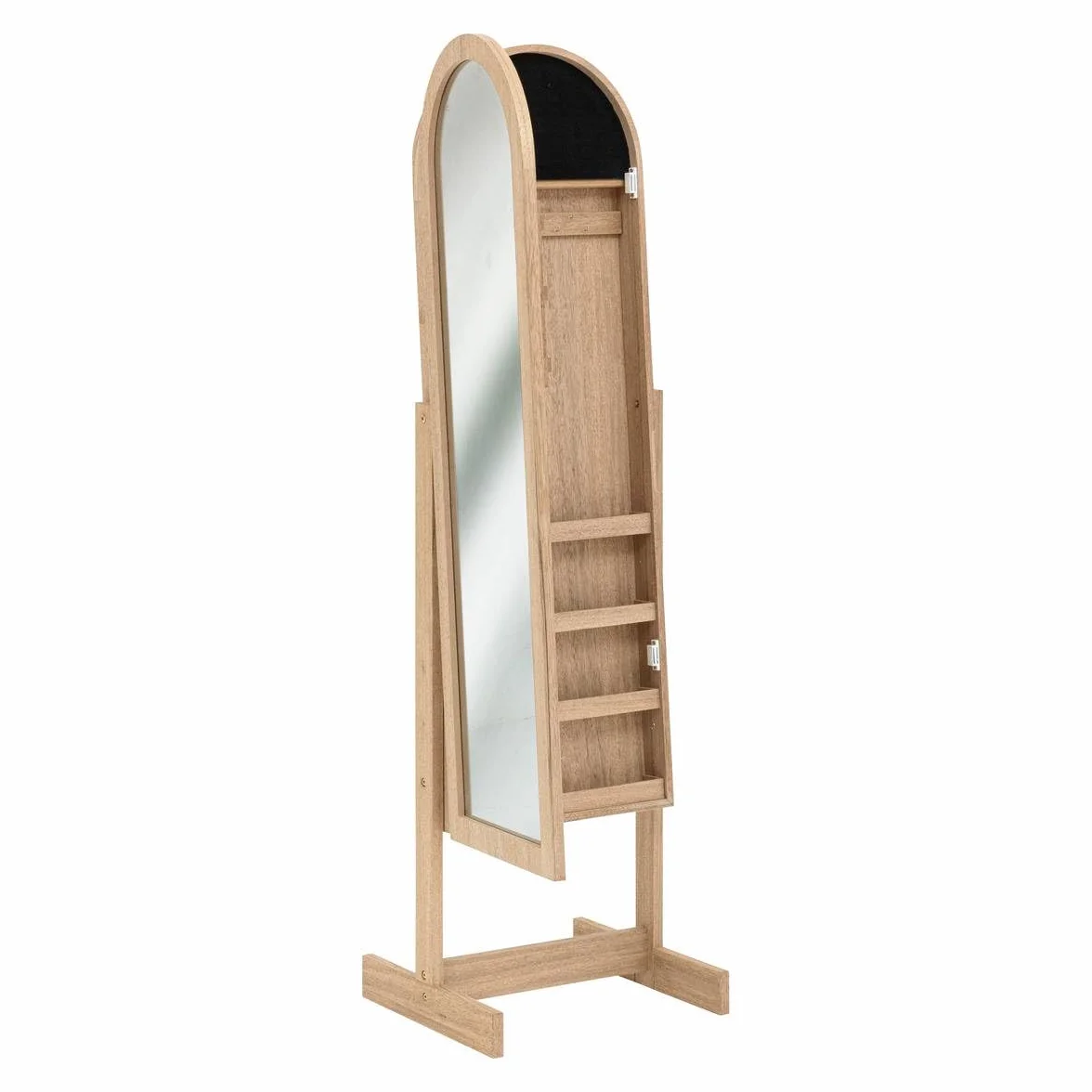 Armoire à bijoux sur pied Atmosphera h145cm bois