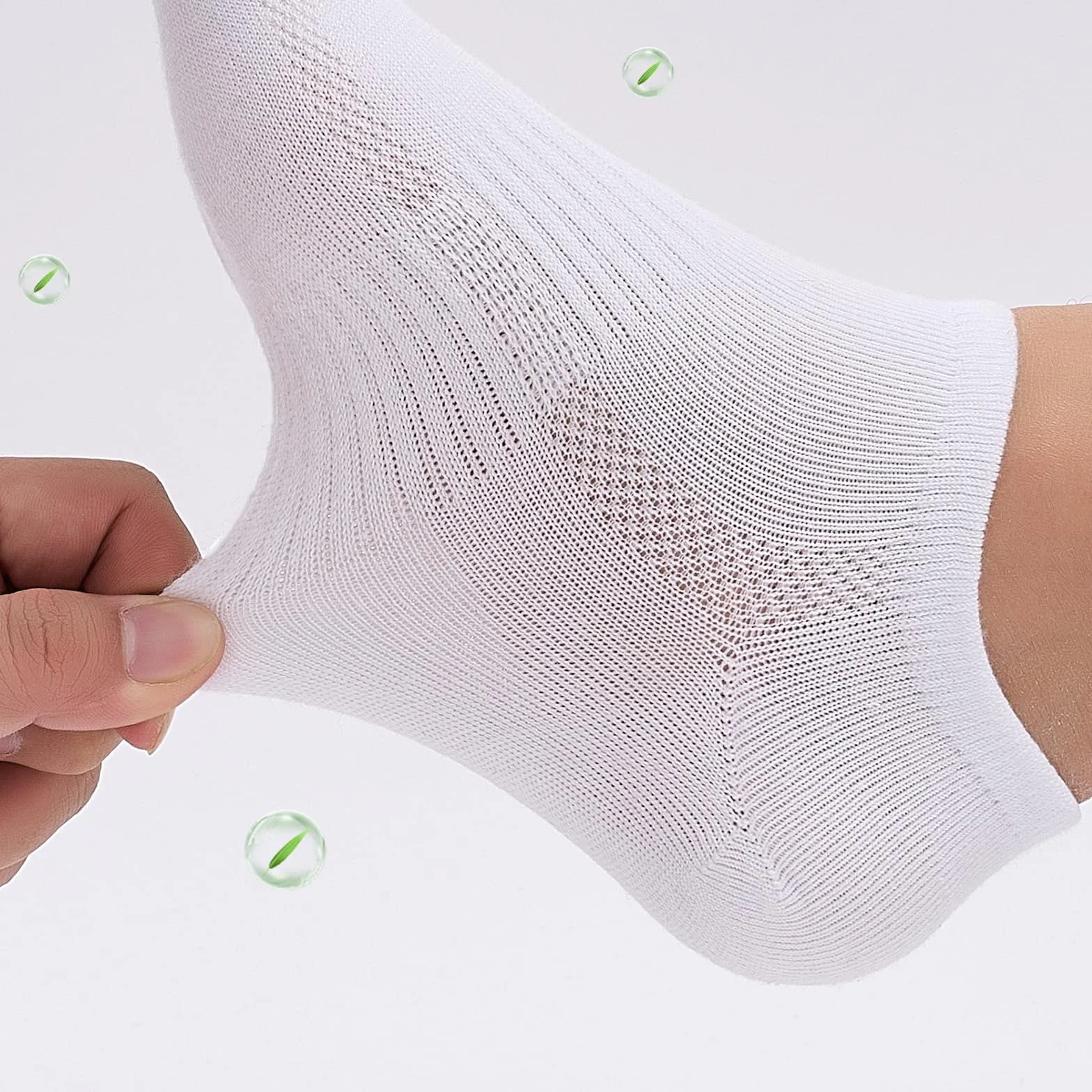 Cirorld Chaussettes Sport en Bambou Coton 6 Paires 39-42 43-46 Respirantes Anti-Odeurs Antibactériennes