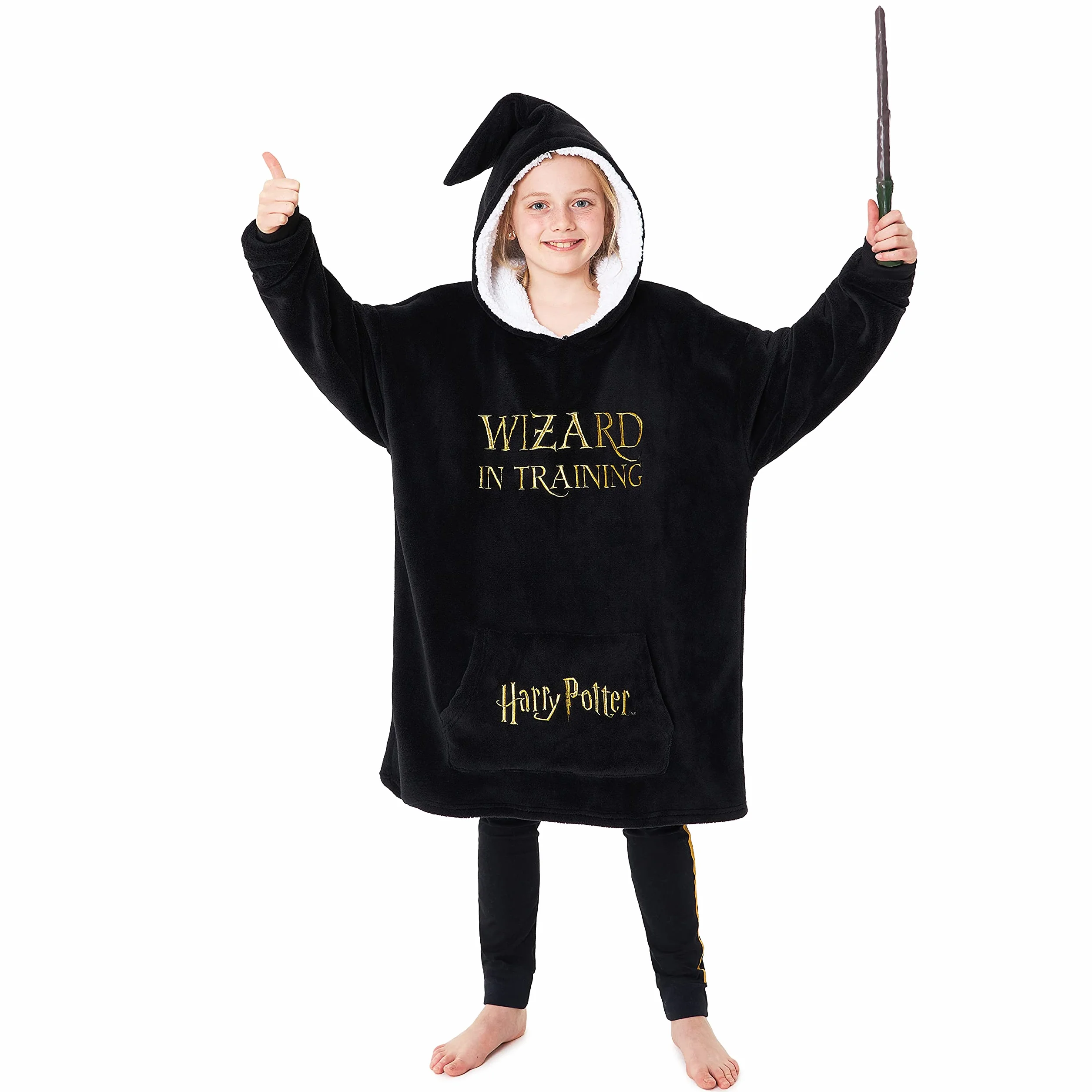 Harry Potter Pull Plaid Oversize Enfant Ado Fille Garcon