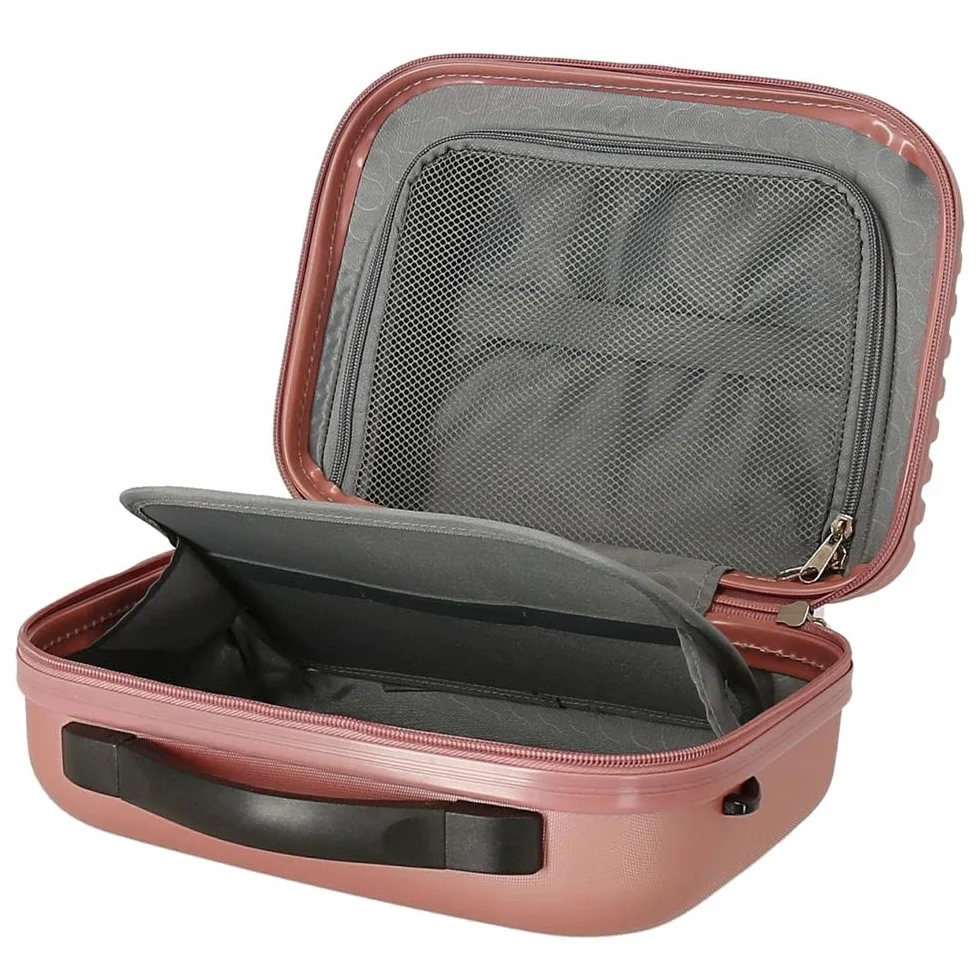 Trousse de Toilette Adaptable Rigide ABS Rose 29 x 21 x 15 cm 9,14 l
