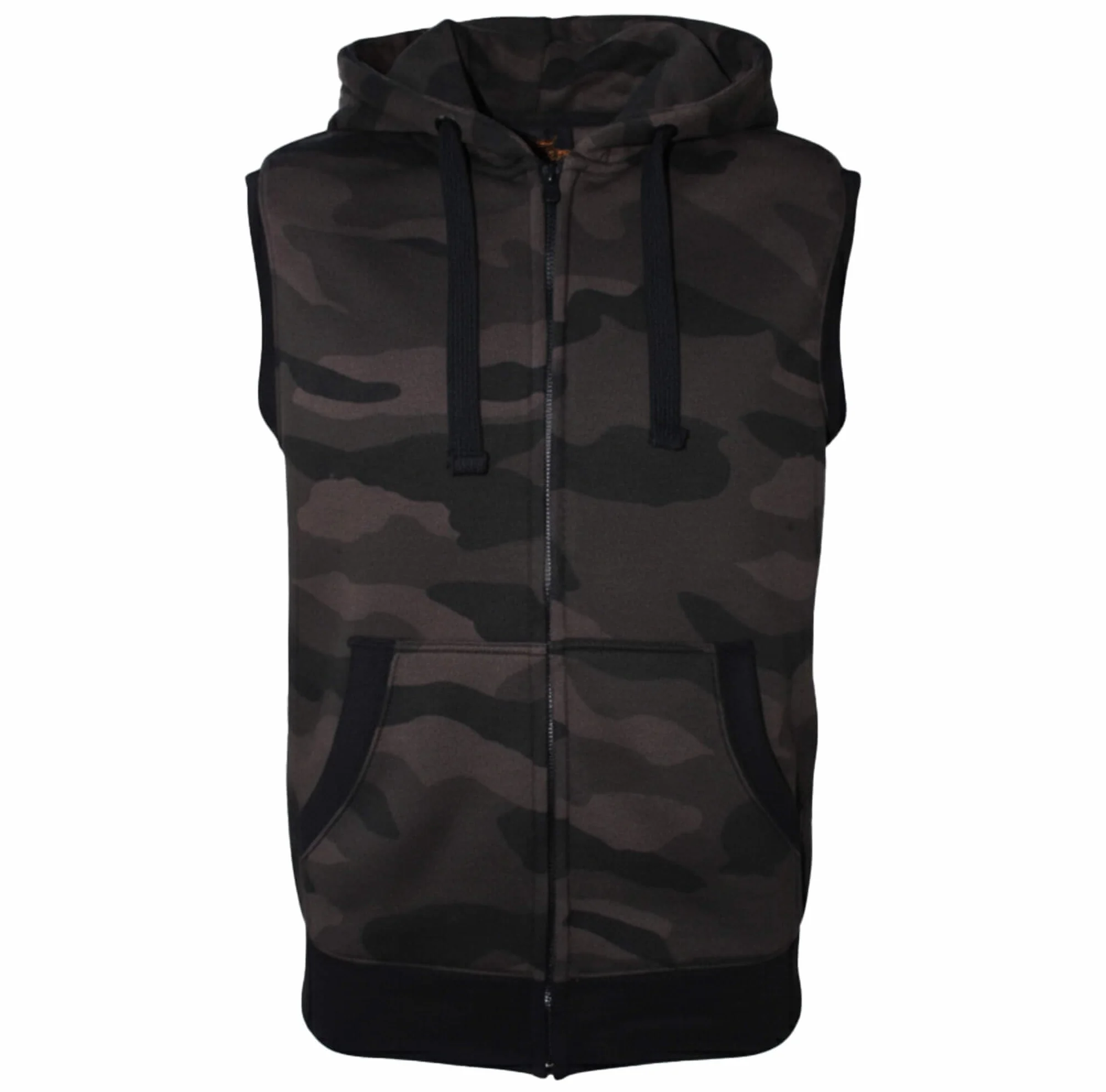 Veste à Capuche Homme sans Manches Sweat Premium Fermeture éclair Poche S-4XL Hoodie