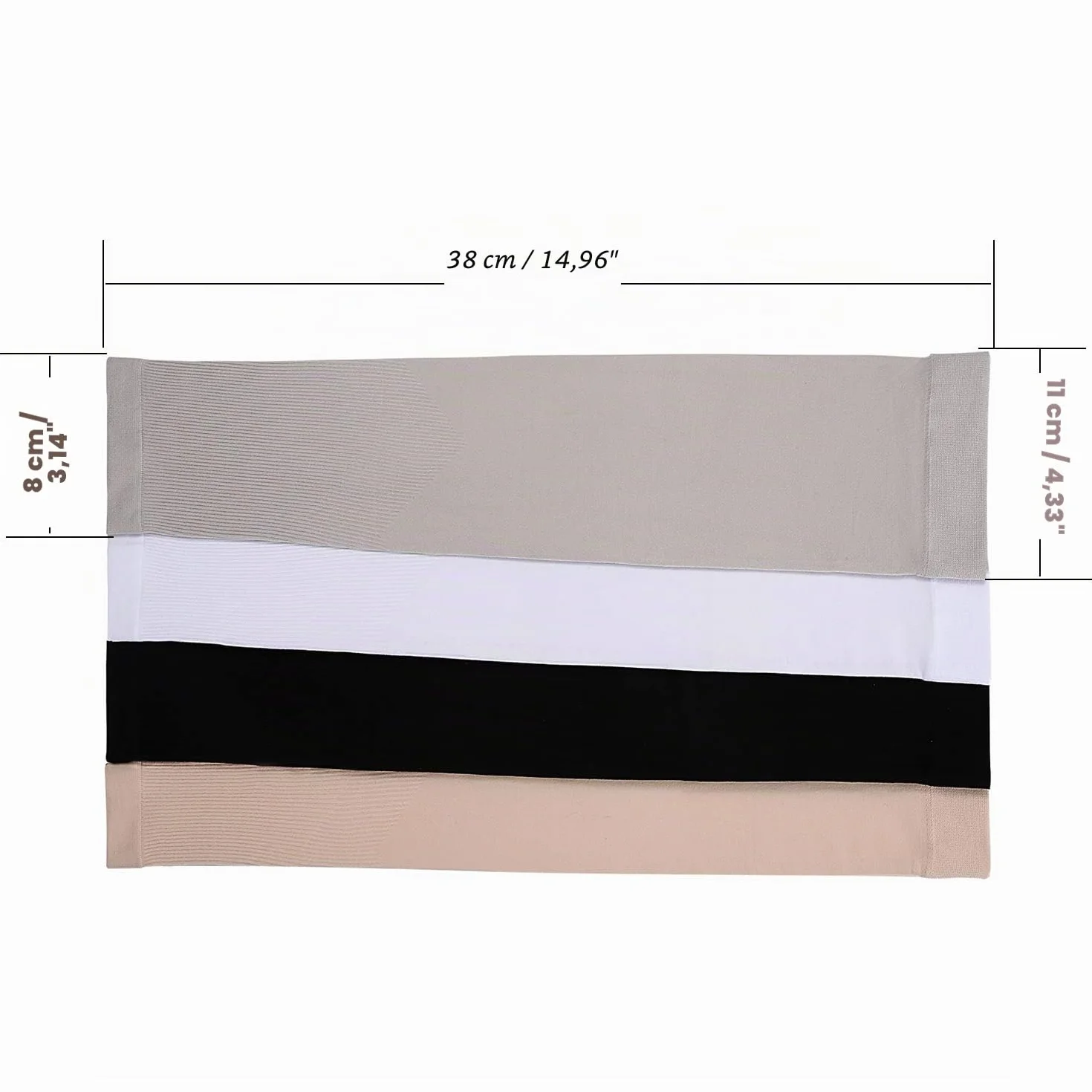 Manchon de protection de bras UV antidérapant compressif pour tatouage volleyball