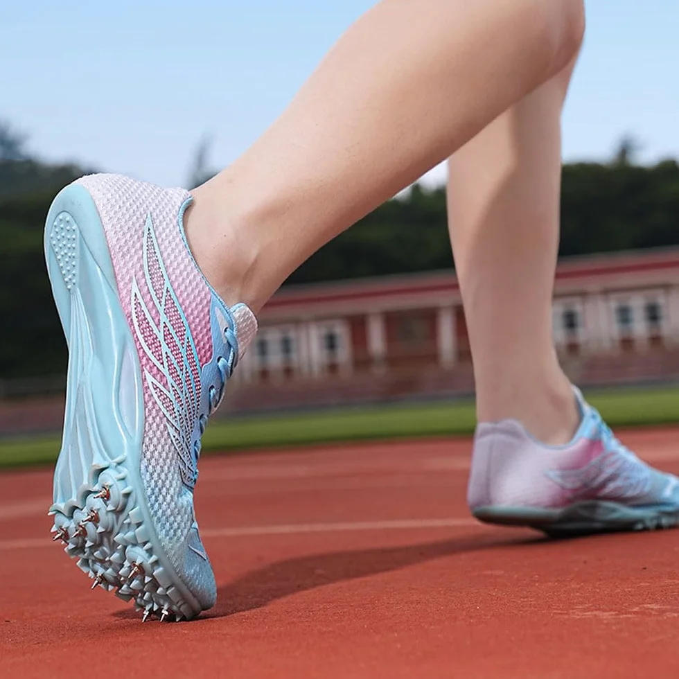 Chaussures de Course Pointes d'Athlétisme 8 Clous Hommes Antidérapantes 35-45 EU